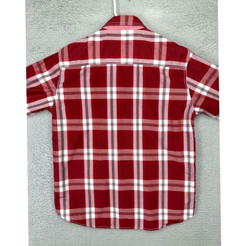 Akademiks Akademiks Shirt Mens Medium Red Plaid Button-Up Short Sleeve Pocketed Collar-Down Casual Shirt Size US M / EU 48-50 / 2 - 3 Thumbnail