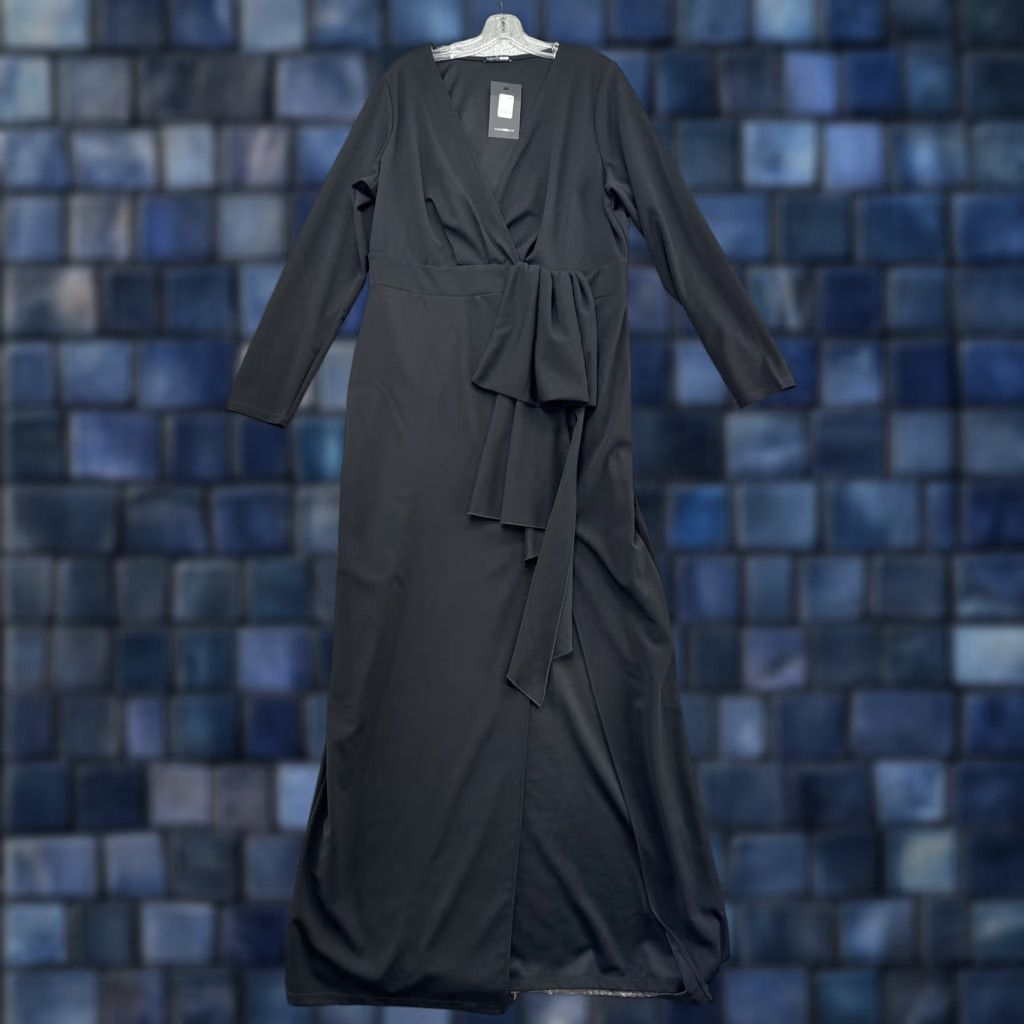 Fashion Nova Fashion Nova Dress Maxi Black Long Sleeve 2X Love Me Unconditionally NEW Size XXL / US 16-18 / IT 52-54 - 1 Thumbnail