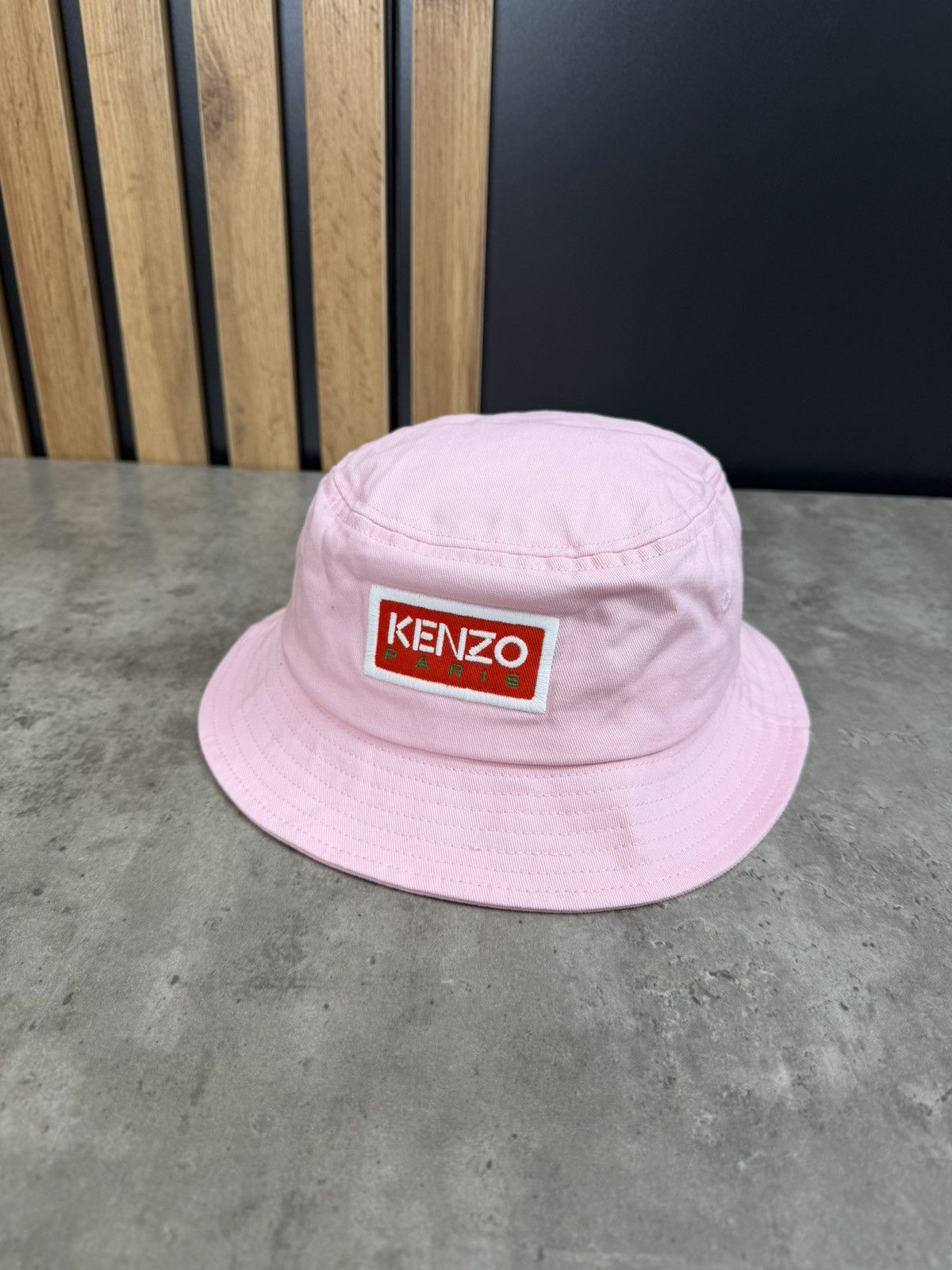 Kenzo Kenzo Pink Cotton Bucket Hat Size L Size ONE SIZE - 2 Thumbnail