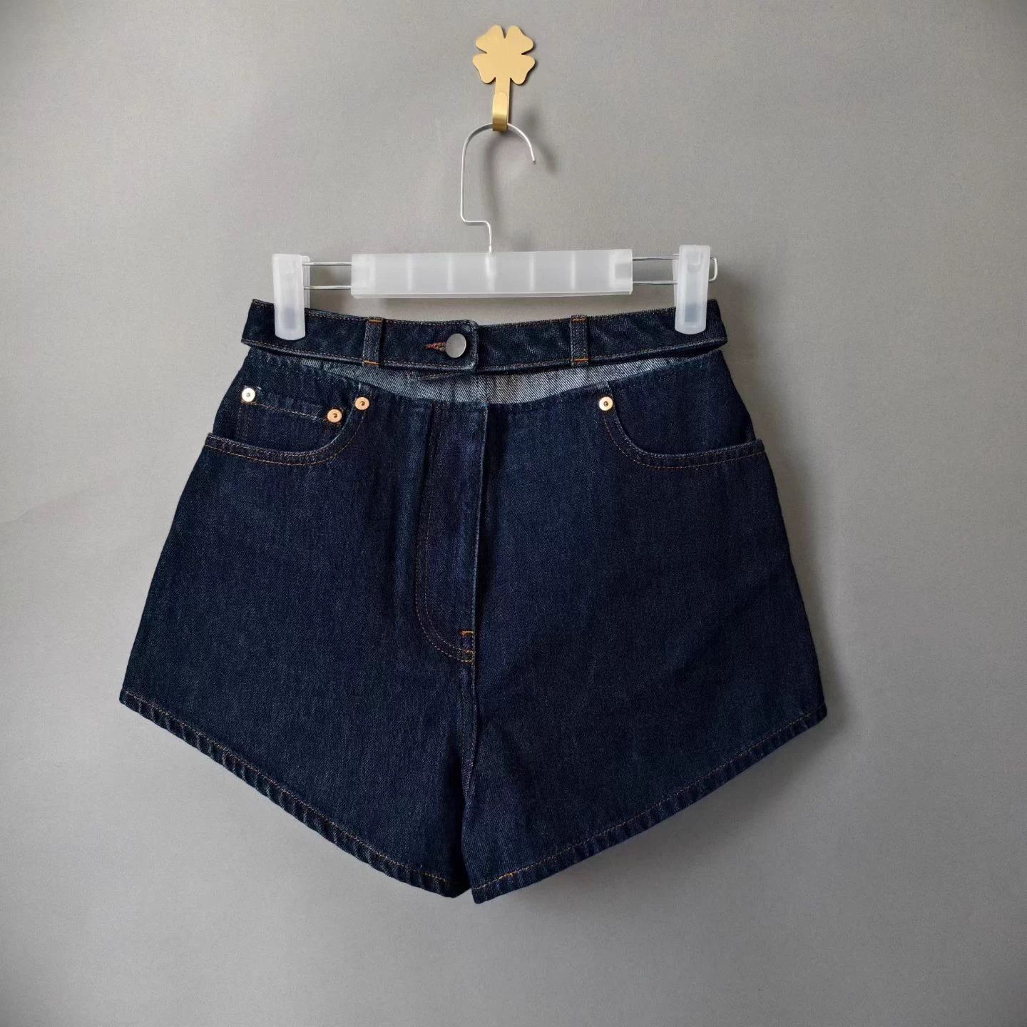 Valentino Valentino Cutout Denim Shorts 24 99 Size 42" / US 20 - 1 Thumbnail