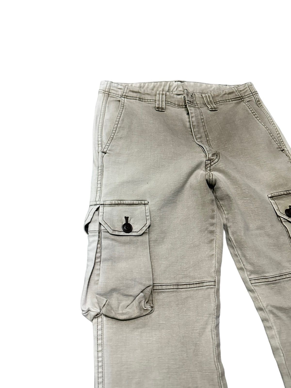 Vintage Men bigi flared cargo pants Size US 31 - 3 Thumbnail