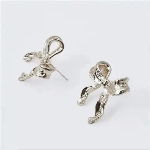 Jewelry Bow Stud earrings （1pairs） Size ONE SIZE - 2 Thumbnail