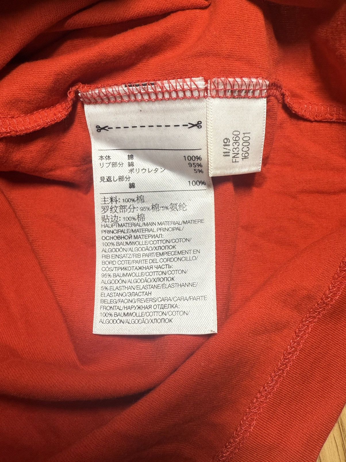 Y-3 Y-3 Red T-Shirt 2019 Collection Size US L / EU 52-54 / 3 - 4 Thumbnail