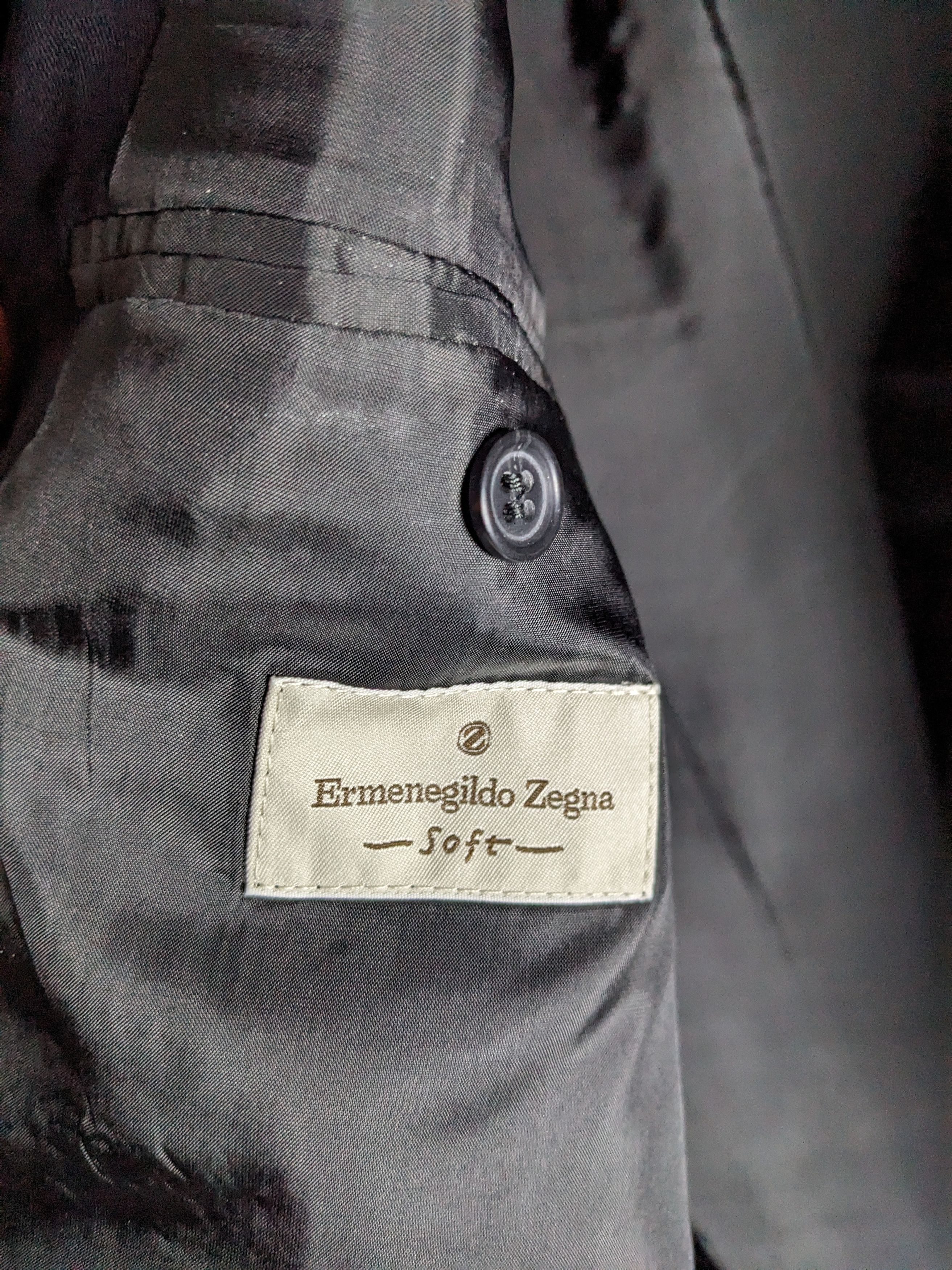 Ermenegildo Zegna VTG Ermenegildo Zegna Soft Wool Suit Jacket 44R 3 Button Size 44R - 8 Thumbnail