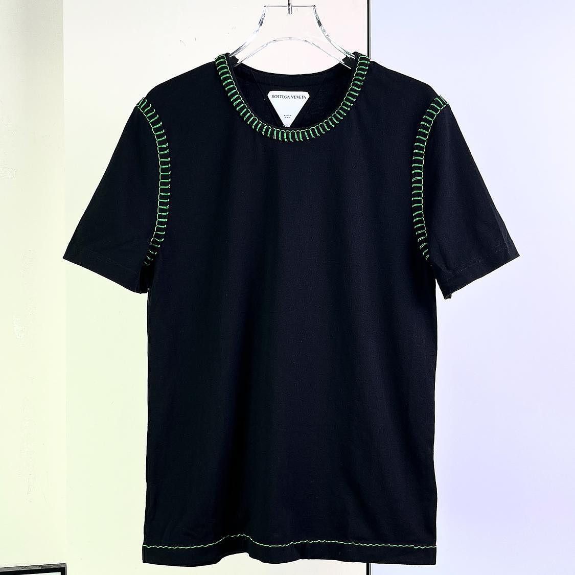 Bottega Veneta Bottega Veneta Contrast Stitching T-Shirt Size S Size S / US 4 / IT 40 - 1 Thumbnail