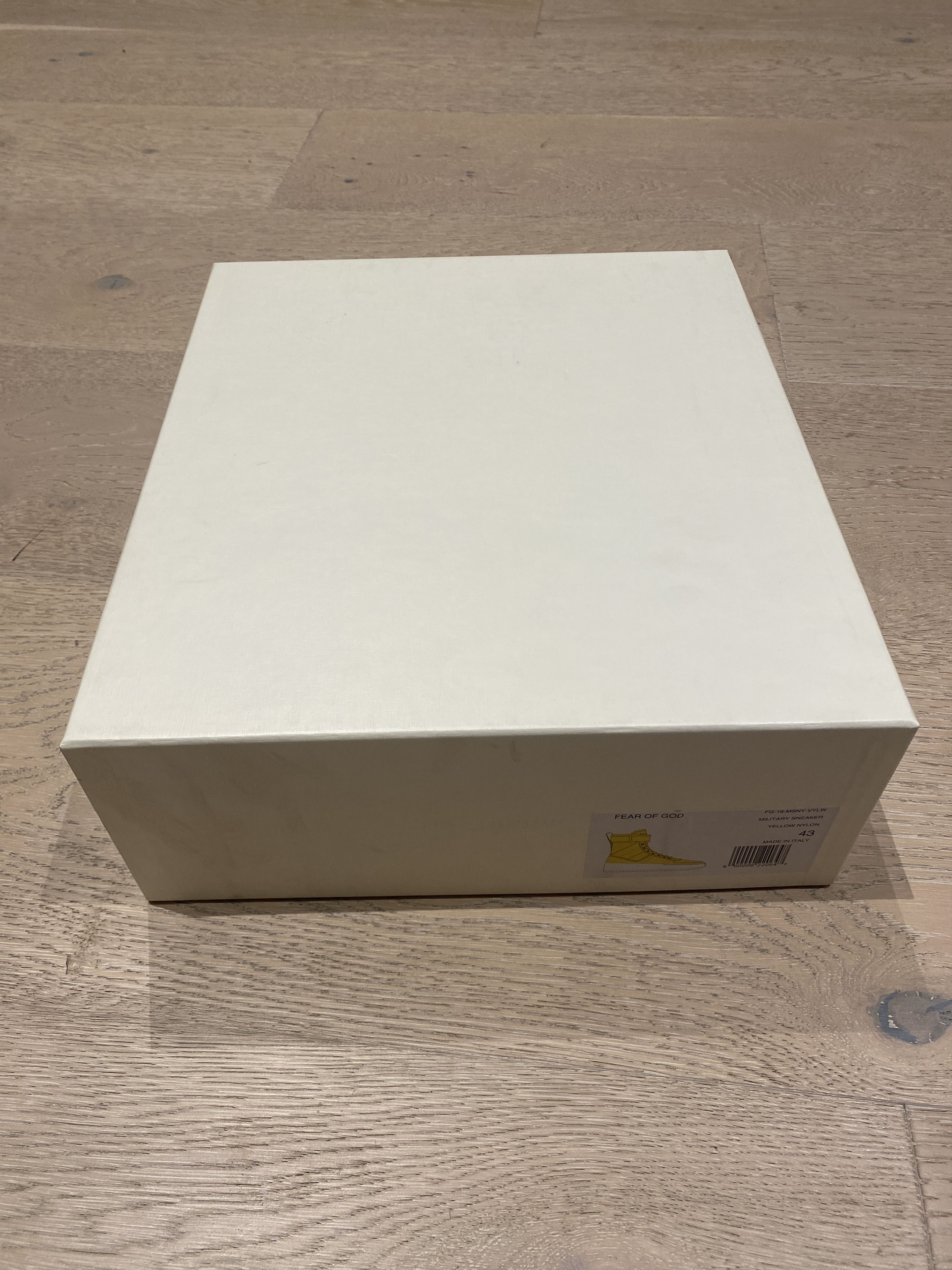 Fear of God $1195 FEAR OF GOD Yellow Nylon Military Sneaker High Top Size US 10 / EU 43 - 7 Thumbnail