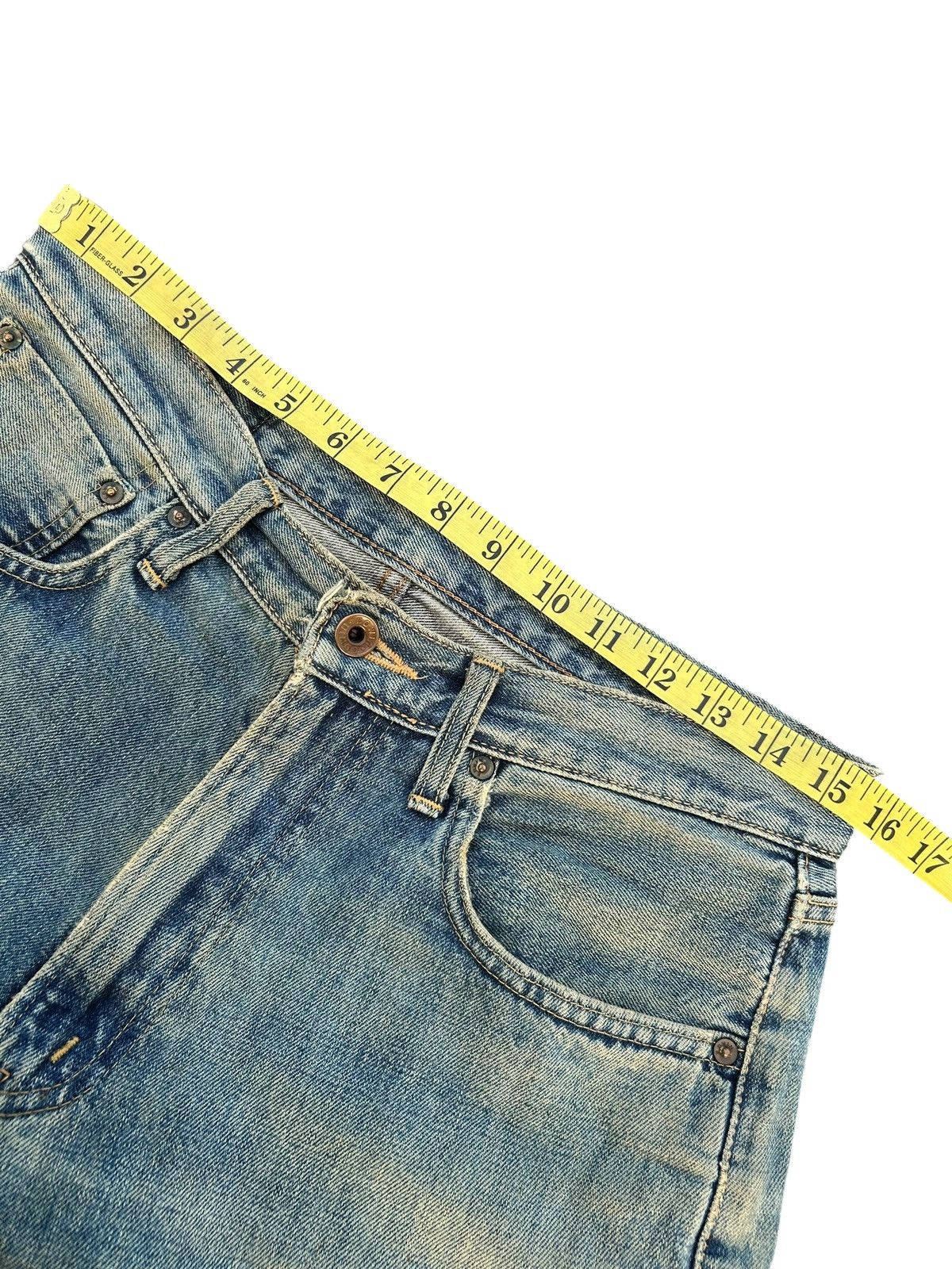 Edwin × Kapital × Vintage Vintage Edwin 505 Selvedge Baggy Distressed Denim Jeans Size US 31 - 15 Thumbnail