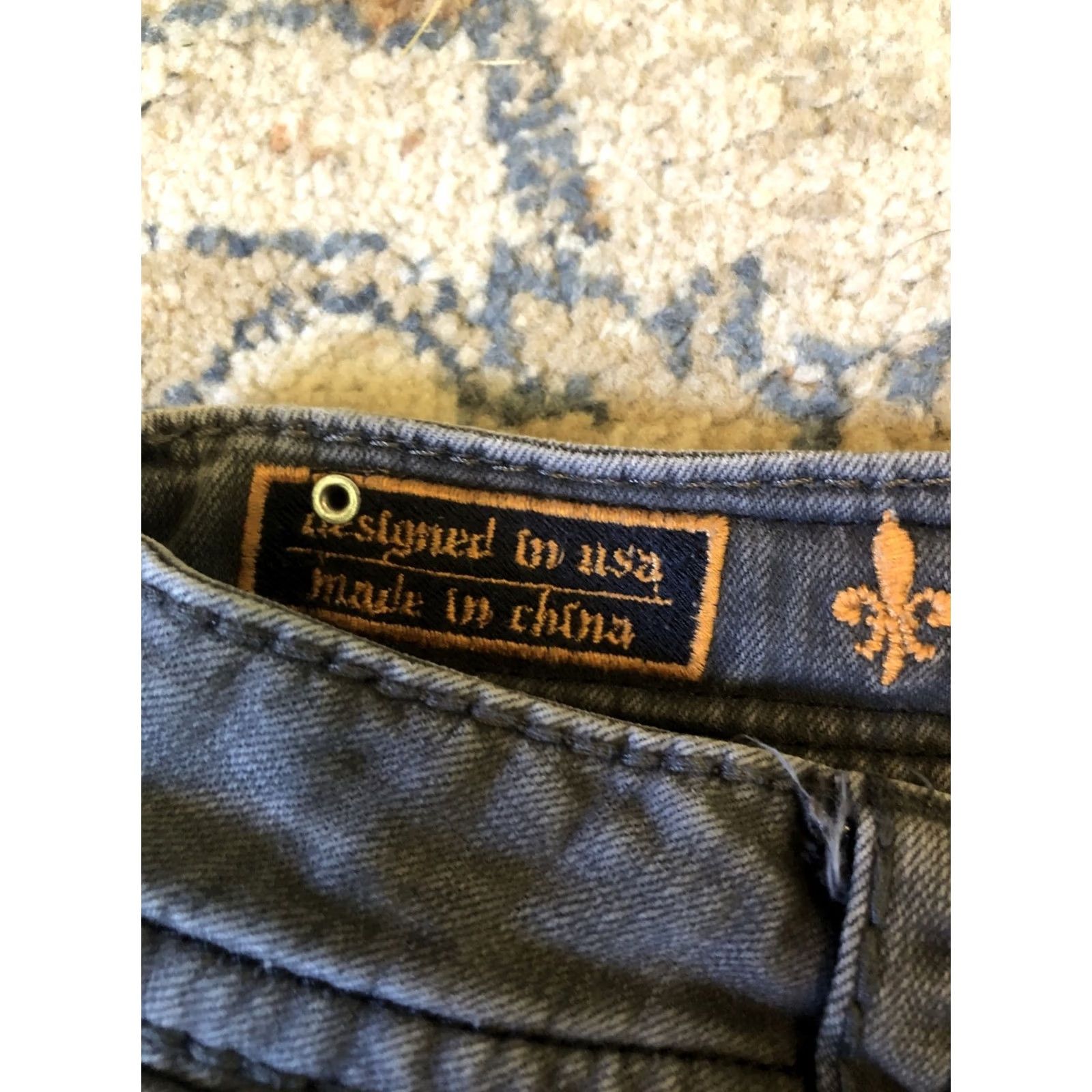 Vintage Rock Revival Jeans Women's Gray Size 29 Celine Skinny Size 29" - 5 Thumbnail
