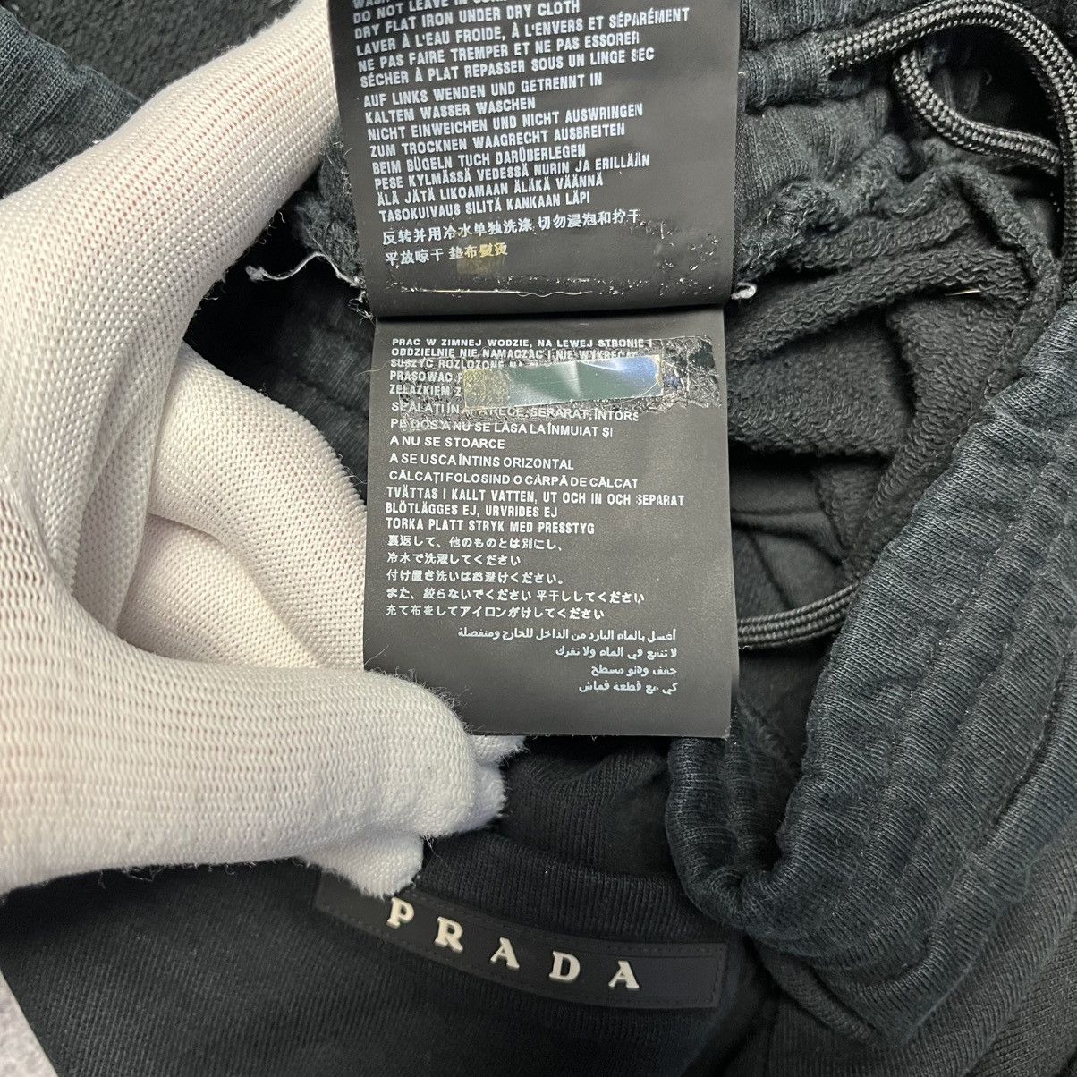 Prada Prada Black Tab Sweatpants Joggers Luxury Designer Size US 28 / EU 44 - 13 Thumbnail
