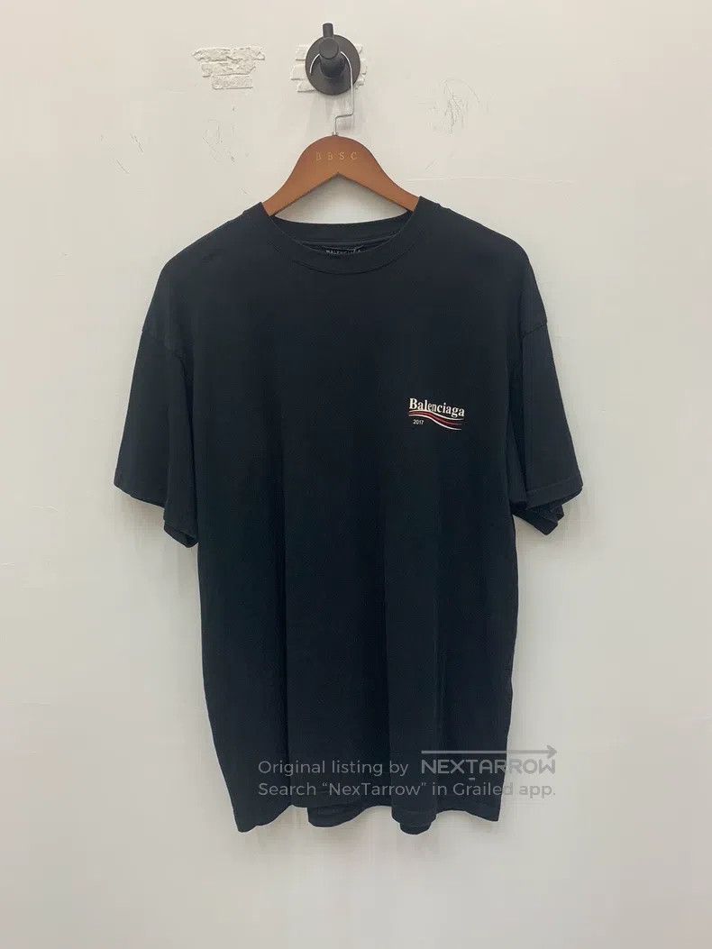 Balenciaga Balenciaga Black Short Sleeve T-Shirt Size US M / EU 48-50 / 2 - 1 Thumbnail