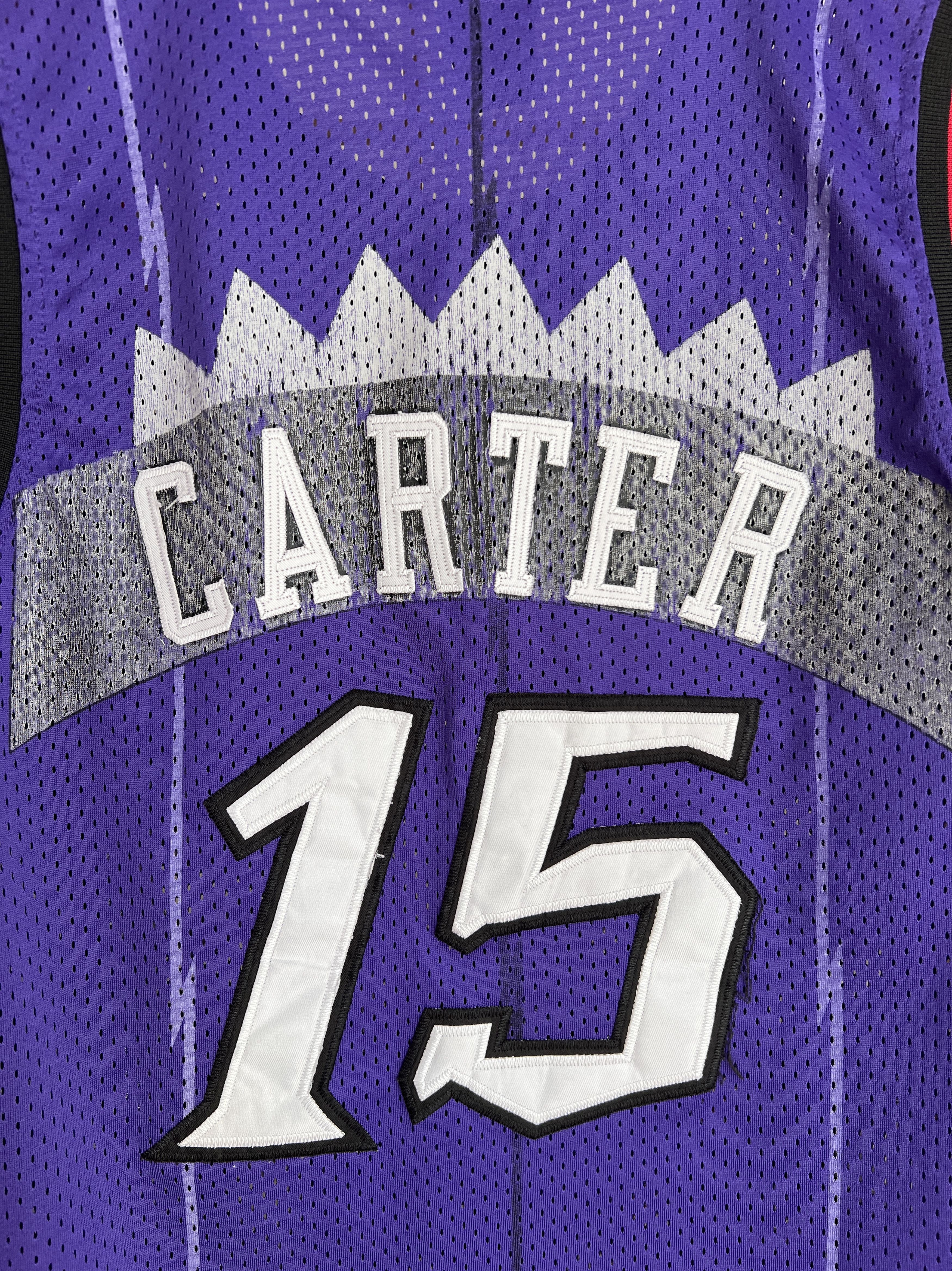 Nike Rare! Nike Raptors Toronto #15 Carter 1990s jersey NBA mesh Size US S / EU 44-46 / 1 - 4 Thumbnail