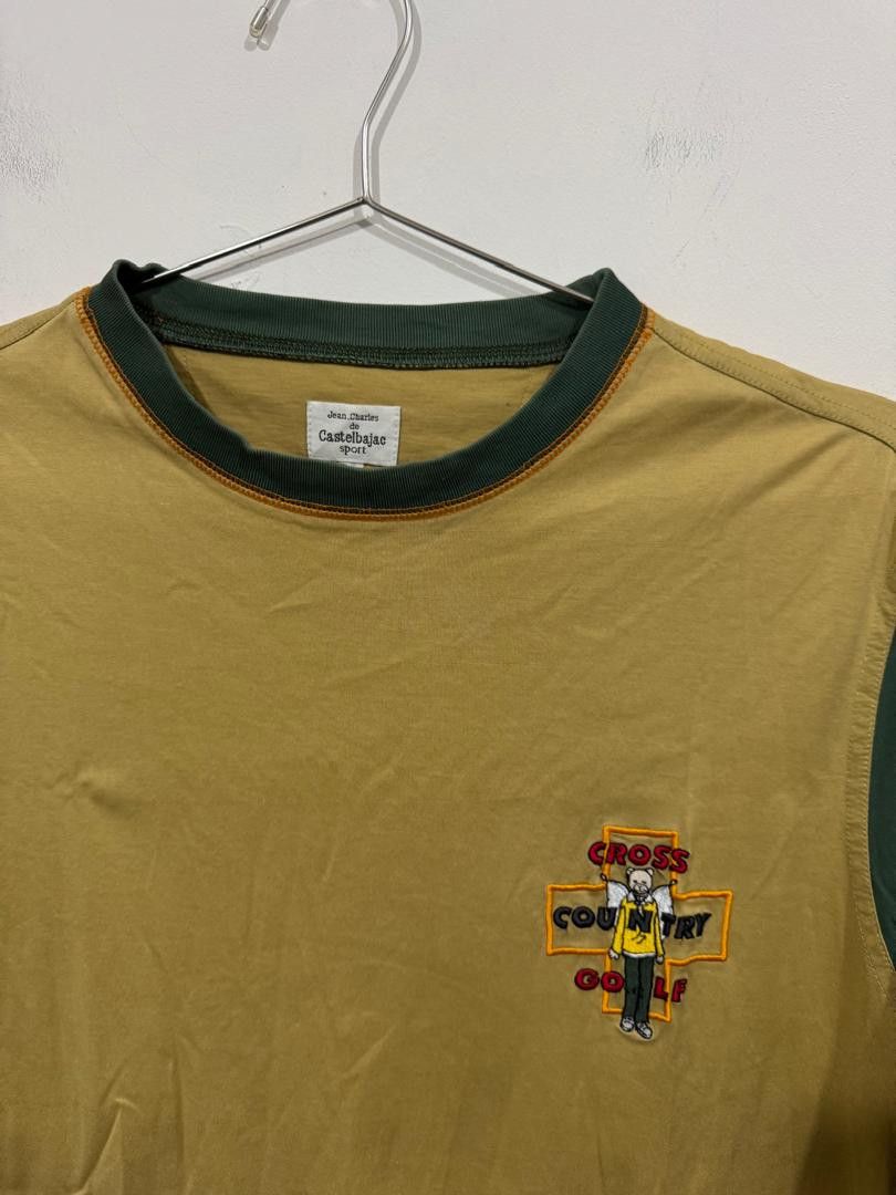 Jean Charles De Castelbajac Vintage 90s JCDC Cross Country Golf Tee Size US L / EU 52-54 / 3 - 2 Thumbnail