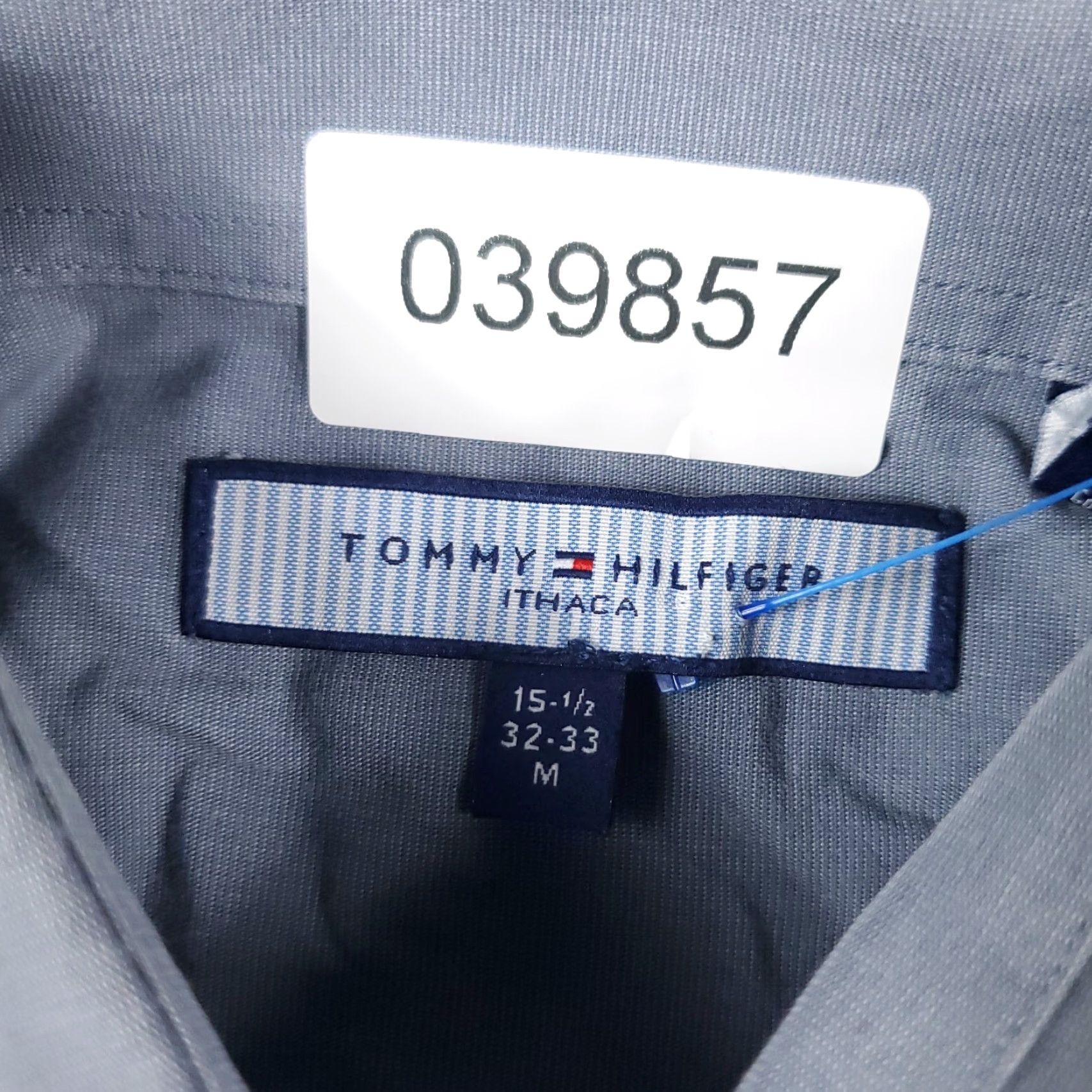 Tommy Hilfiger Tommy Hilfiger Shirt Mens Medium Blue Button-Up Long Sleeve Casual Classic Non-Iron" Size US M / EU 48-50 / 2 - 7 Thumbnail