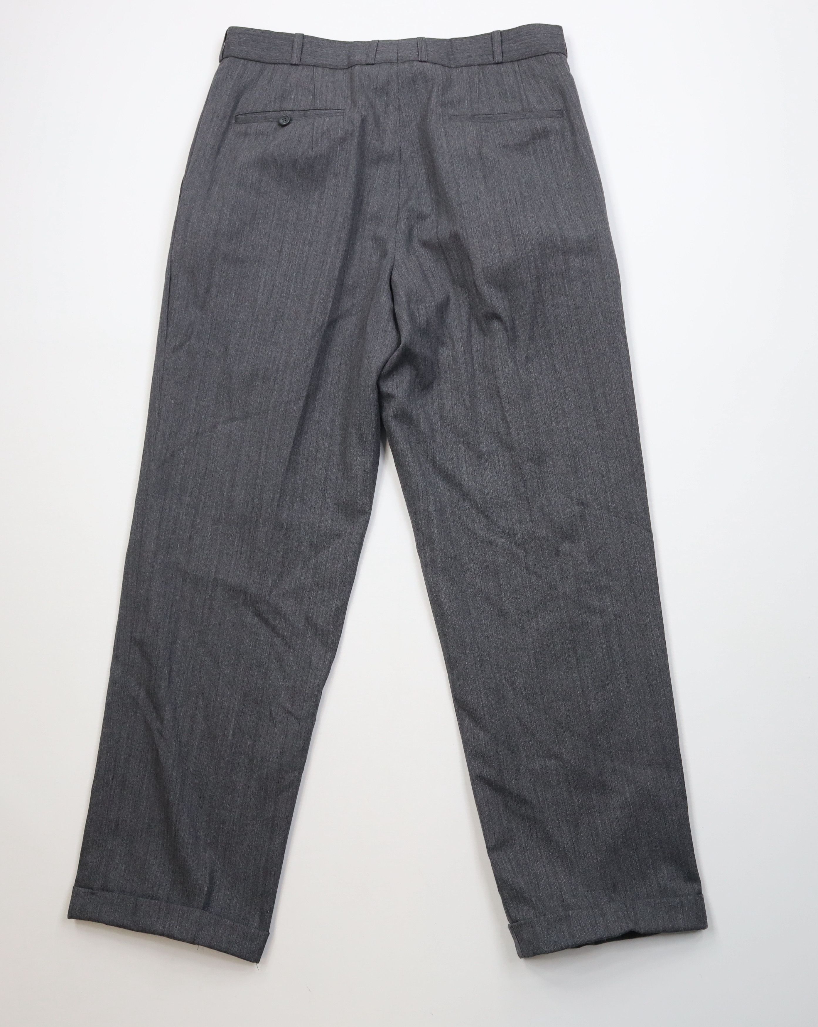 Vintage Vintage 90s Streetwear Wide Leg Chino Pants Heather Gray Size US 34 / EU 50 - 8 Thumbnail