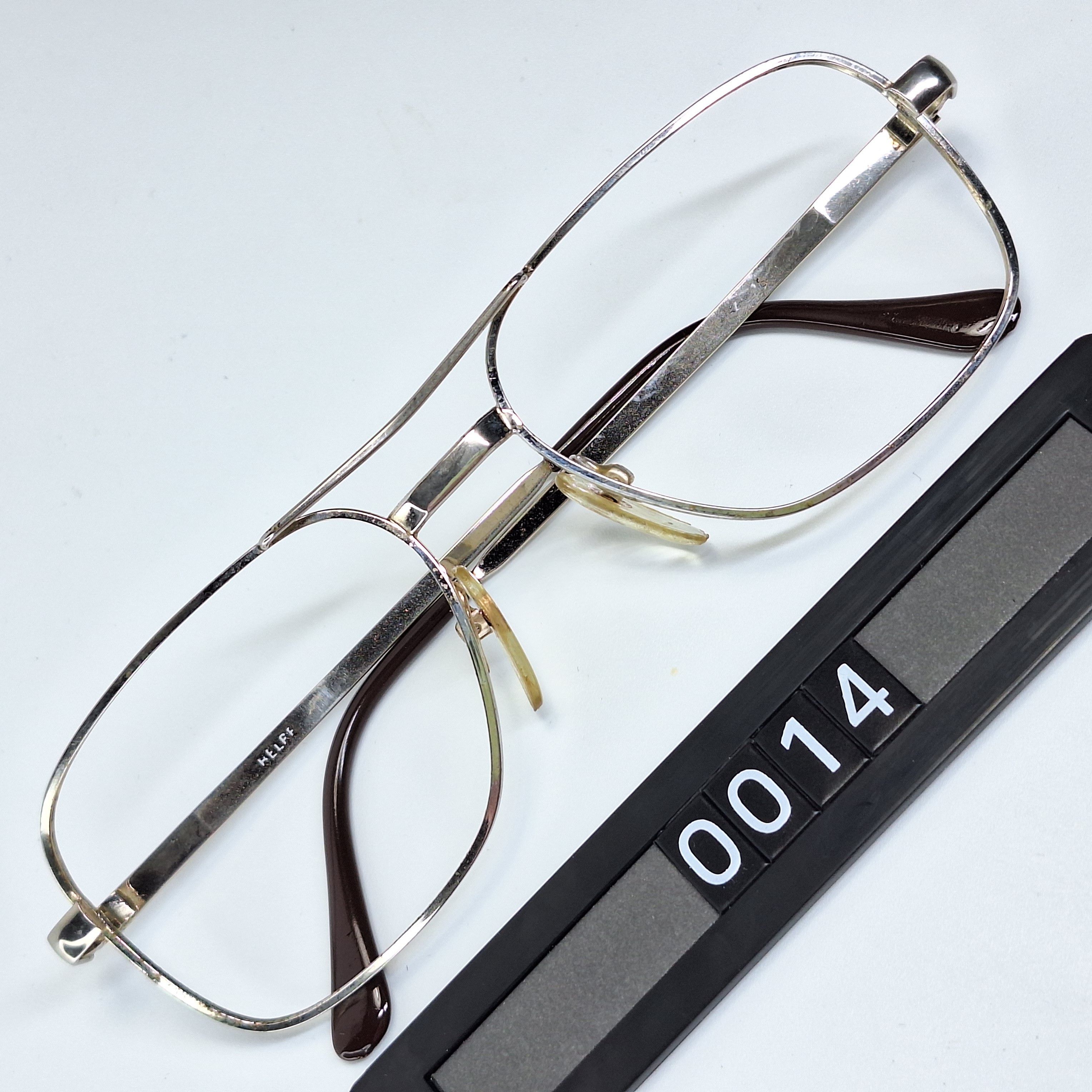 Other 80s Japan Vintage Double Bridge Metal Eyeglass Frame Y2K Size ONE SIZE - 1 Thumbnail
