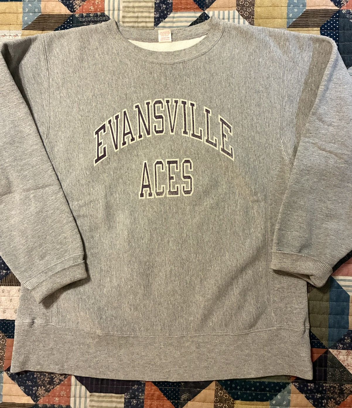 Sugar Cane SUGAR CANE TOYO ENTERPRISE “EVANSVILLE ACES” SWEATSHIRT- LRG Size US L / EU 52-54 / 3 - 4 Thumbnail