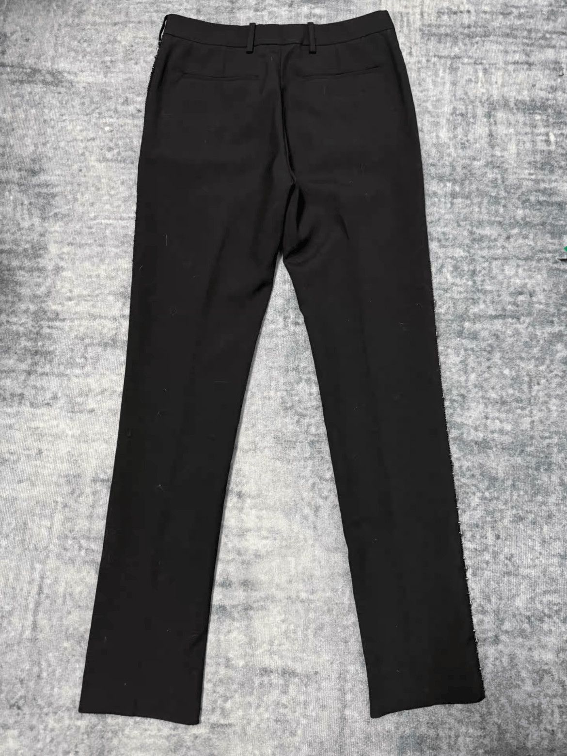 Saint Laurent Paris Sz 44 Saint Laurent Paris 19SS Side Scale Stripe Trousers-2 Size US 28 / EU 44 - 2 Thumbnail