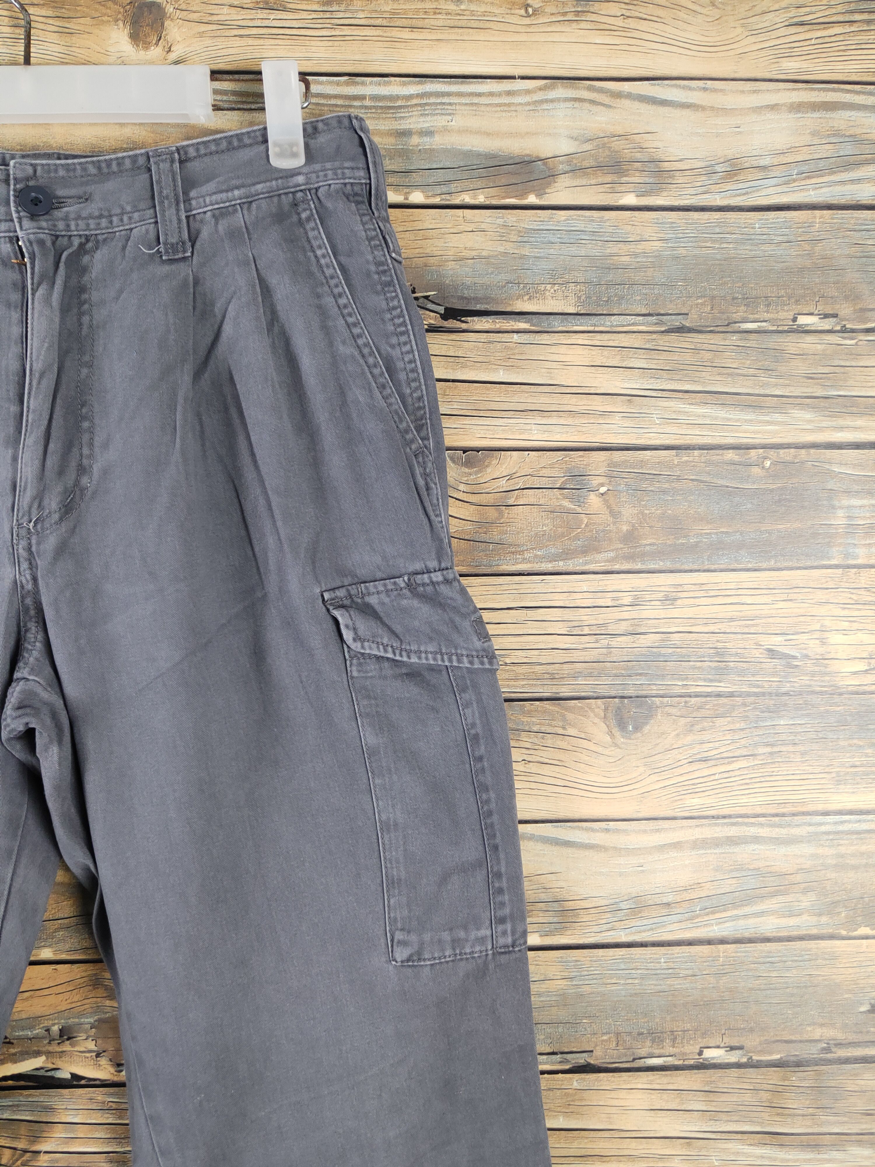 Japanese Brand N evolution Gray Multipocket Tactical Cargo Pants #W1901 Size US 30 / EU 46 - 5 Thumbnail