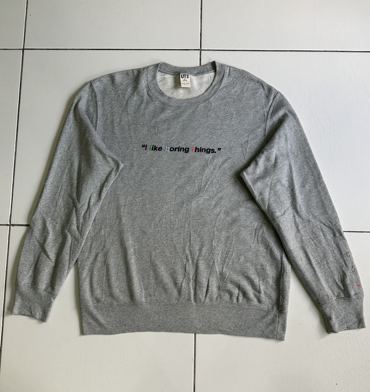 Andy Warhol × Uniqlo Uniqlo by andy warhol i like boring thing Crewneck Size US XL / EU 56 / 4 - 1 Thumbnail