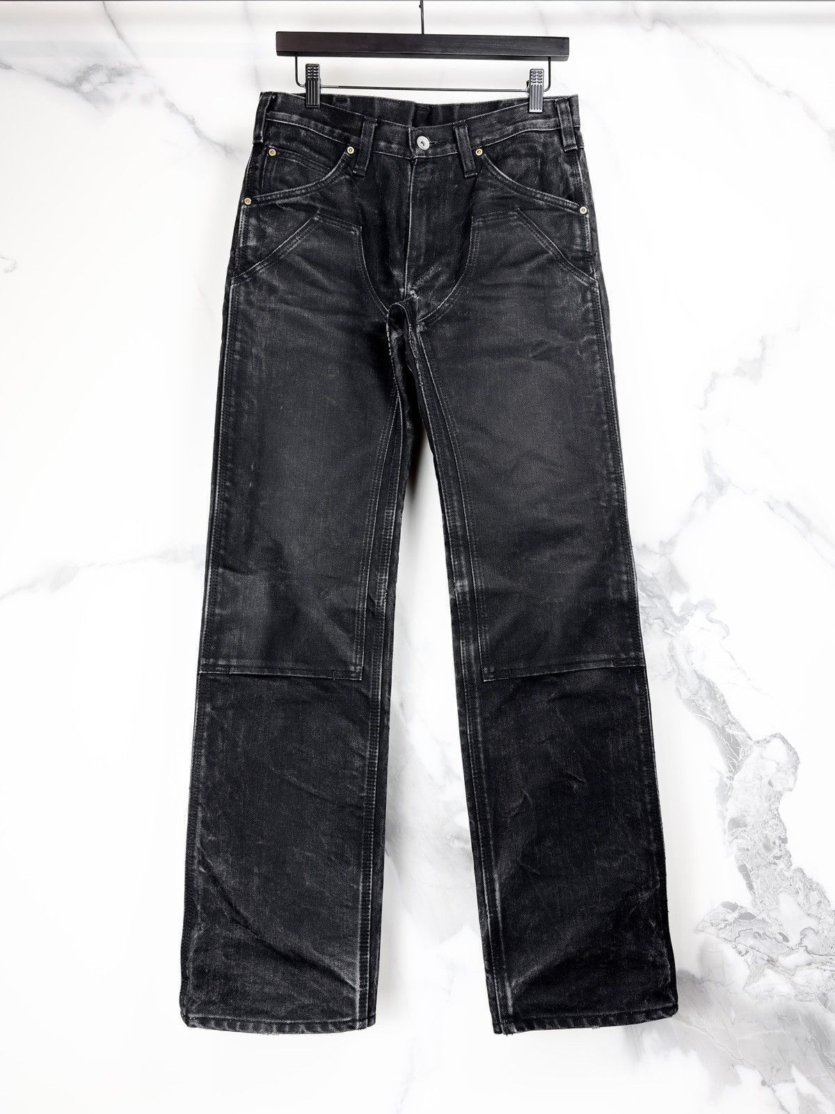 Iron Heart Black Cotton Denim IH-9461Z Boot Cut | Grailed