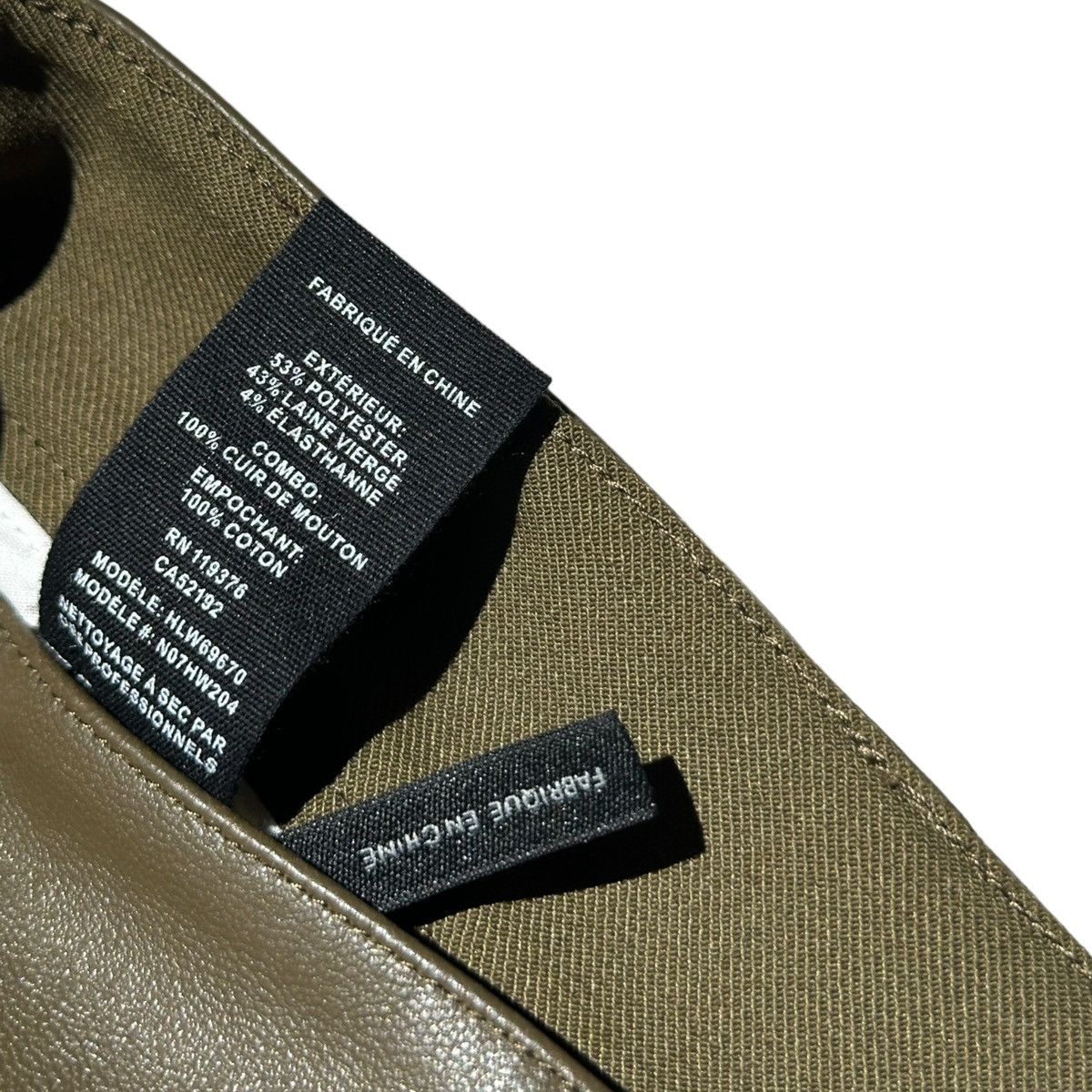 Helmut Lang Leather hybrid Gaiter trouser Size US 30 / EU 46 - 4 Thumbnail