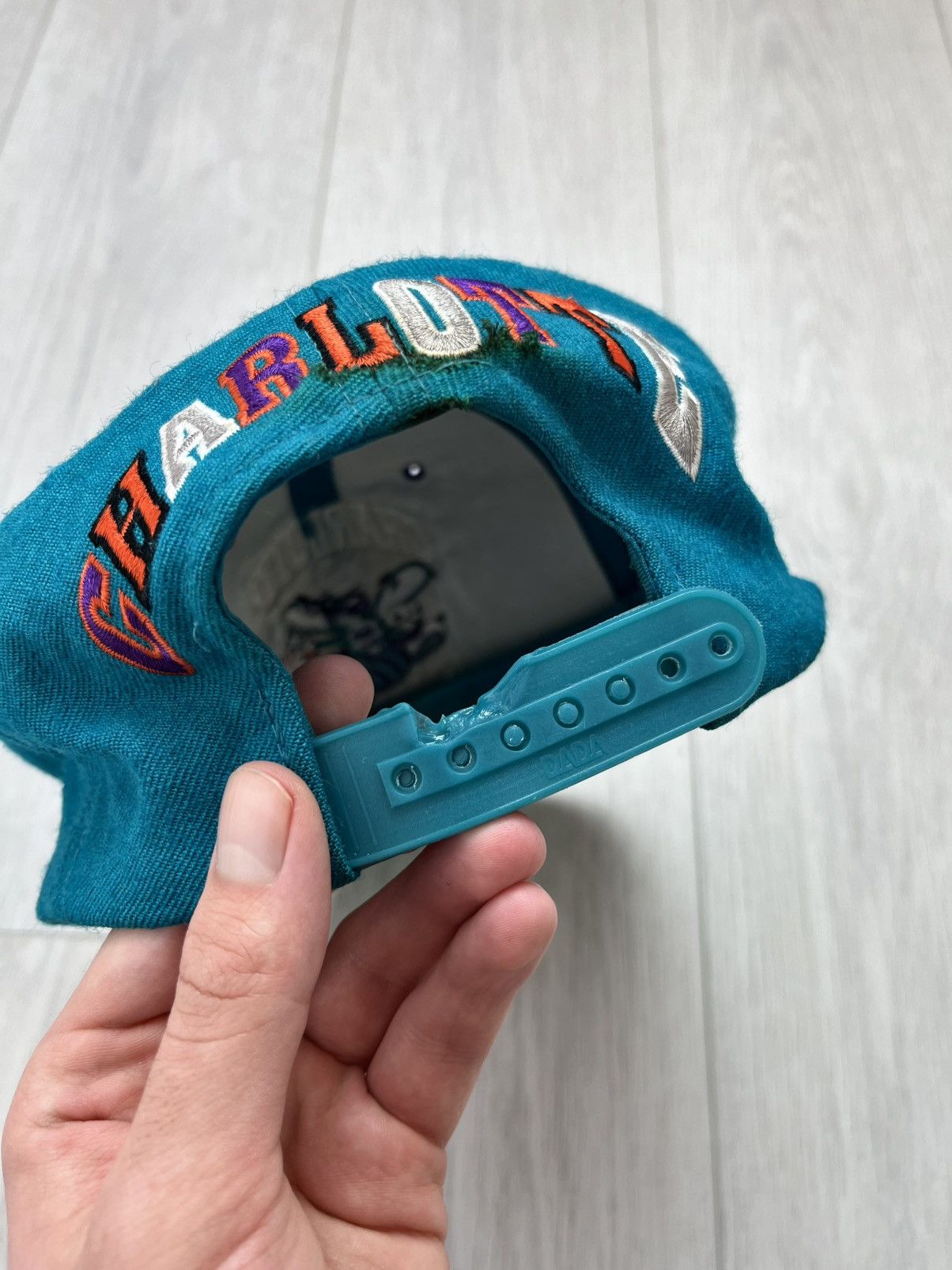NBA × Vintage Vintage Charlotte Hornets Cap NBA 90s Rare Sportwear Hype Size ONE SIZE - 7 Thumbnail