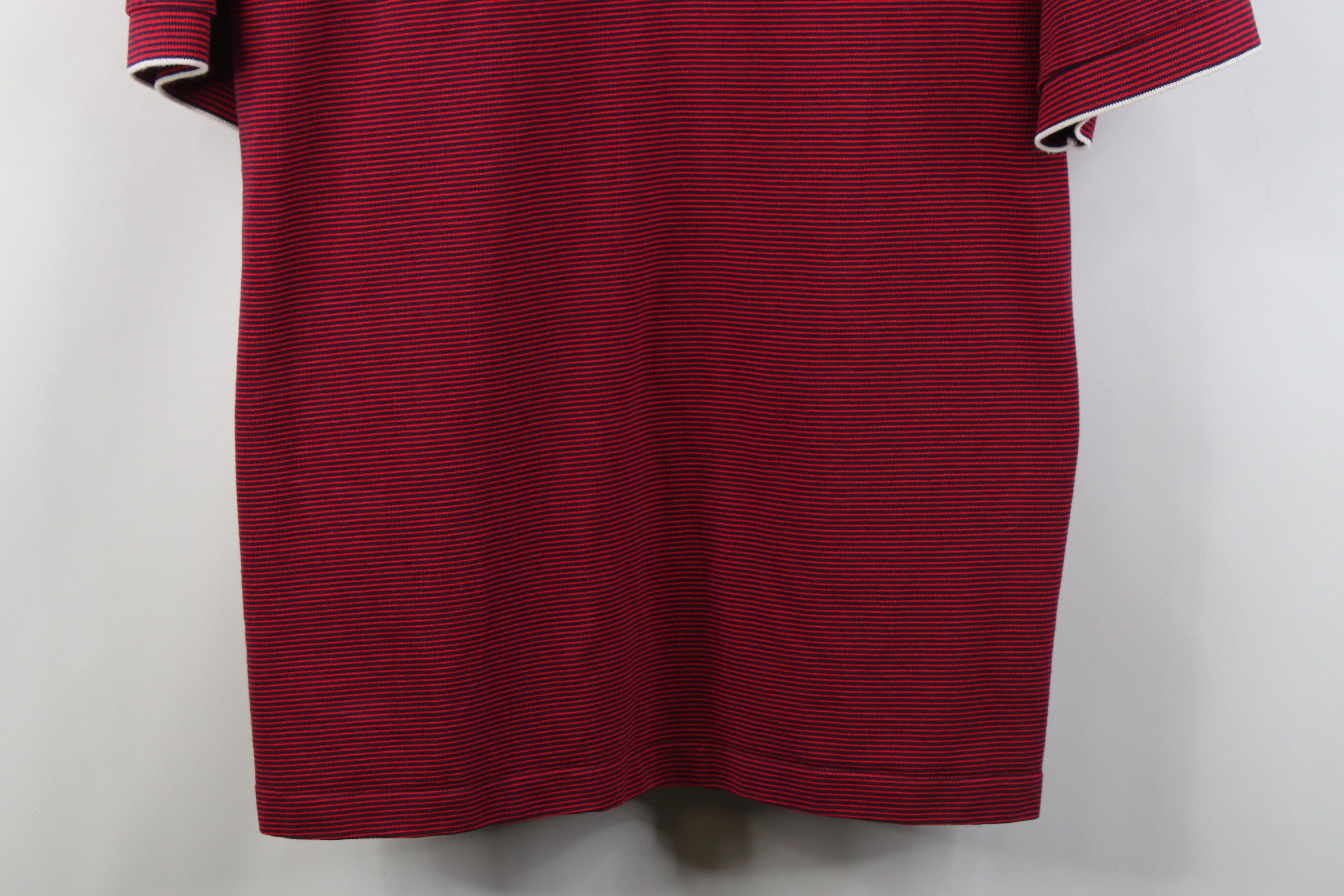 Vintage Vintage 90s The Salty Dog Cafe Collared Golf Polo Shirt Red Size US L / EU 52-54 / 3 - 3 Thumbnail