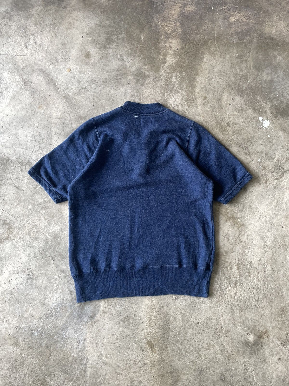 Japan Blue Midcentury Wild Hot Rod Surfbeat (WMS) Motorcyles sweatshirt Size US M / EU 48-50 / 2 - 8 Thumbnail