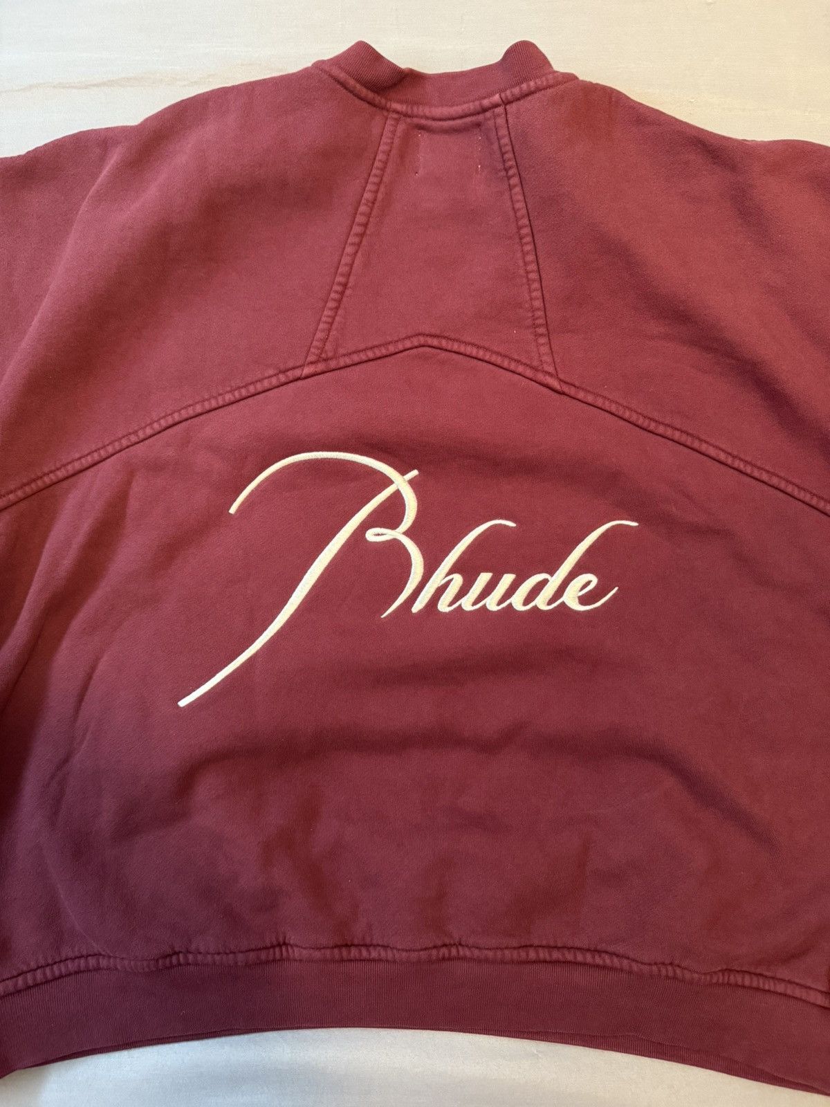 Rhude Rhude Crewneck Bordeaux Size US L / EU 52-54 / 3 - 4 Thumbnail