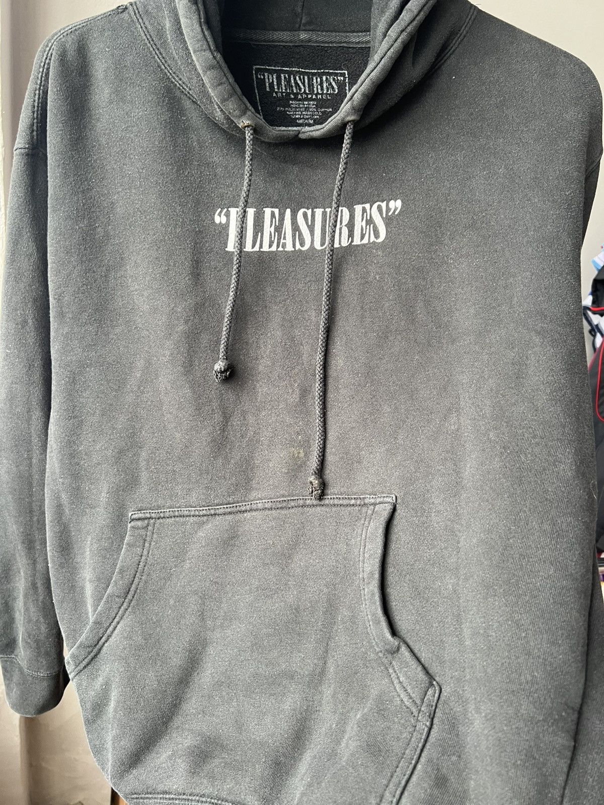 Pleasures Pleasures by Independent “Watching You” Trashed Faded Hoodie Size US M / EU 48-50 / 2 - 7 Thumbnail