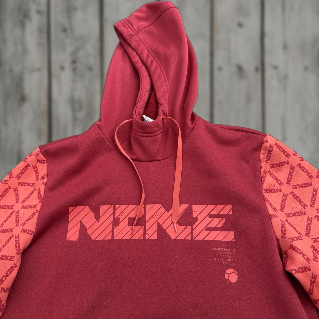 Nike Nike Therma-Fit Hoodie Mens Small Pullover Training DD1762-690 Kangaroo Pockets Red 100% polyester Sports Winter Clothing Mens Nike Therma-Fit Hoodie Size US S / EU 44-46 / 1 - 1 Thumbnail