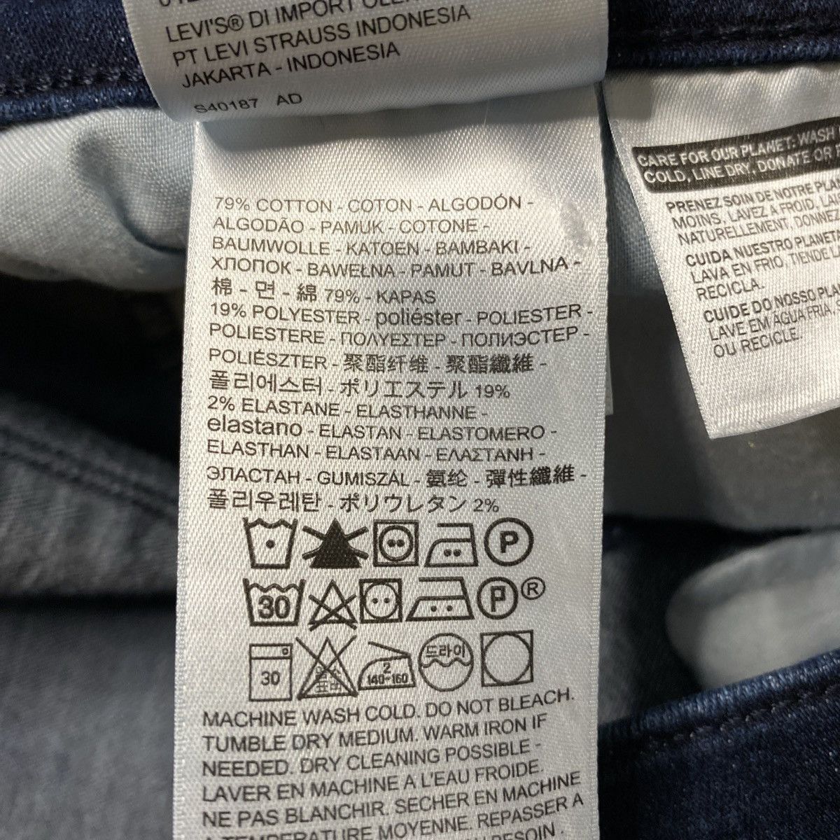 Levi's Levi's Dark Wash Denim Womens Jeans Straight Sz 12 31x30 EUC Size 31" - 6 Thumbnail