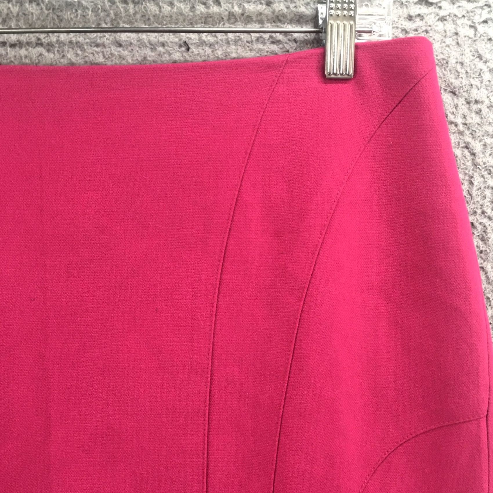Banana Republic Banana Republic Pink Zip Back Mid Rise Pencil Skirt Womens 12 Casual Large 12 Pink Size 34" / US 12 / IT 48 - 3 Thumbnail