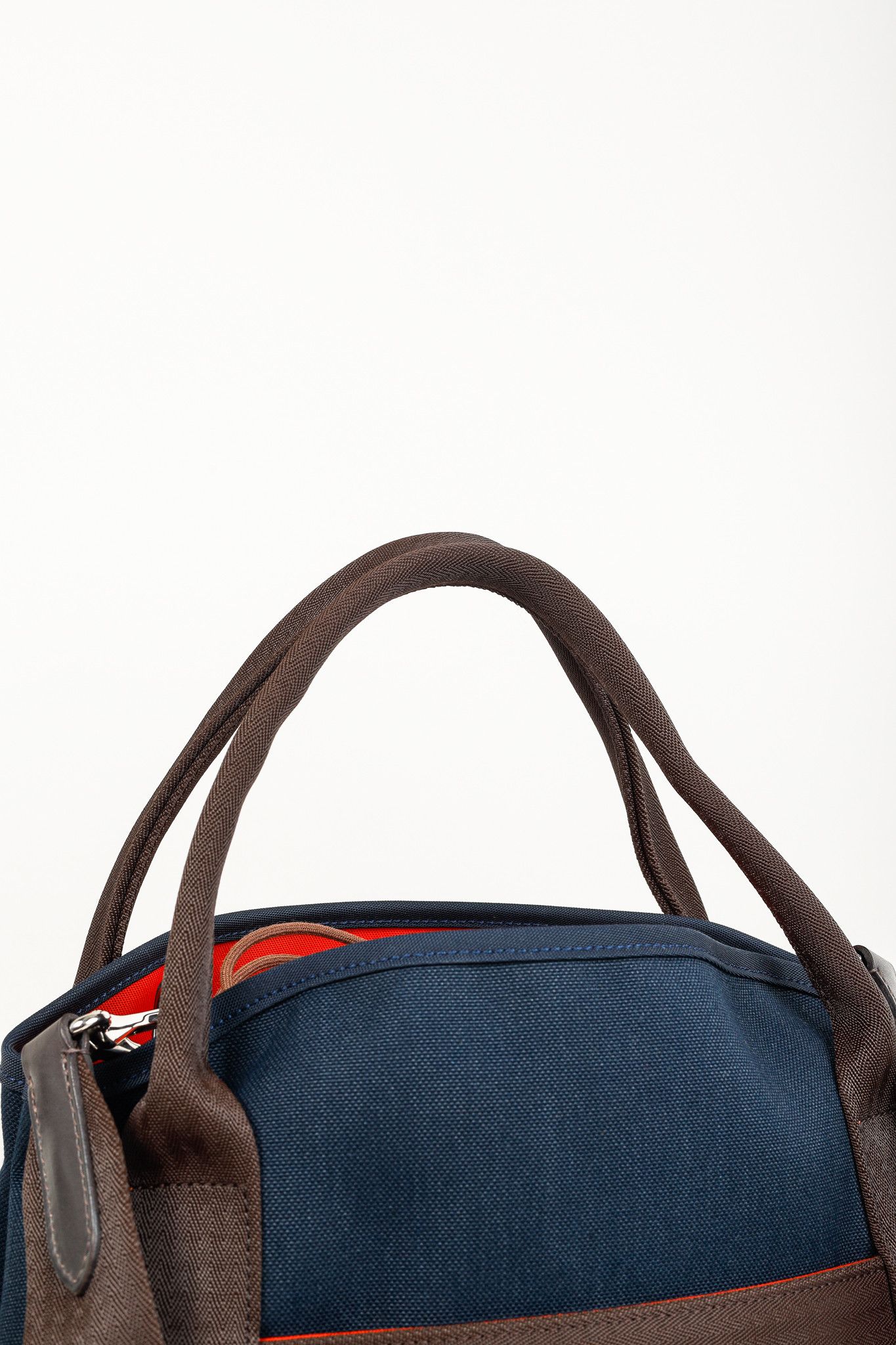 Hermes Hermes Grooming Bleu Navy & Feu Canvas Bag Size ONE SIZE - 7 Thumbnail