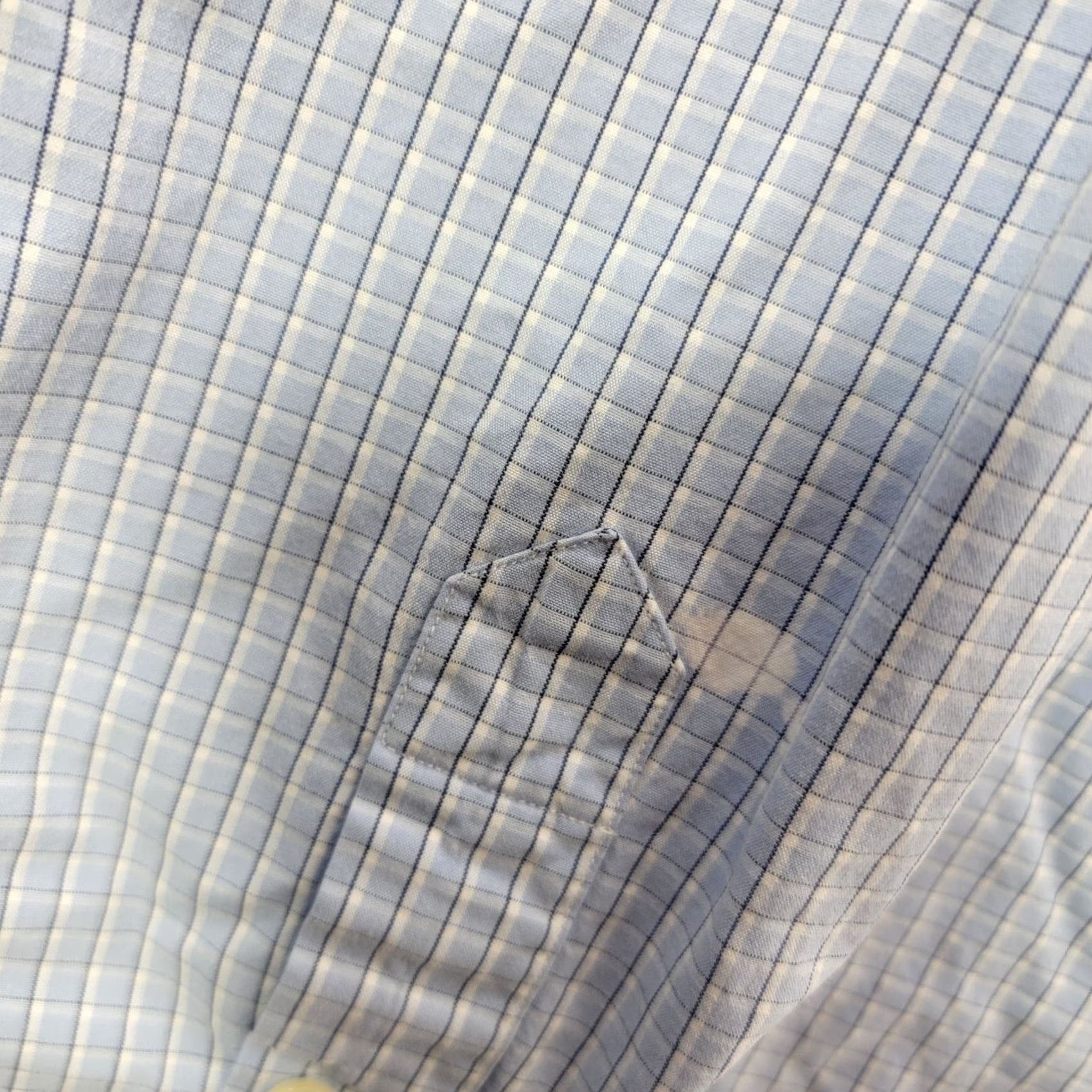 Ralph Lauren Ralph Lauren Shirt Mens XL Blake Button-Down Blue White Check Two-Ply Size US XL / EU 56 / 4 - 4 Thumbnail