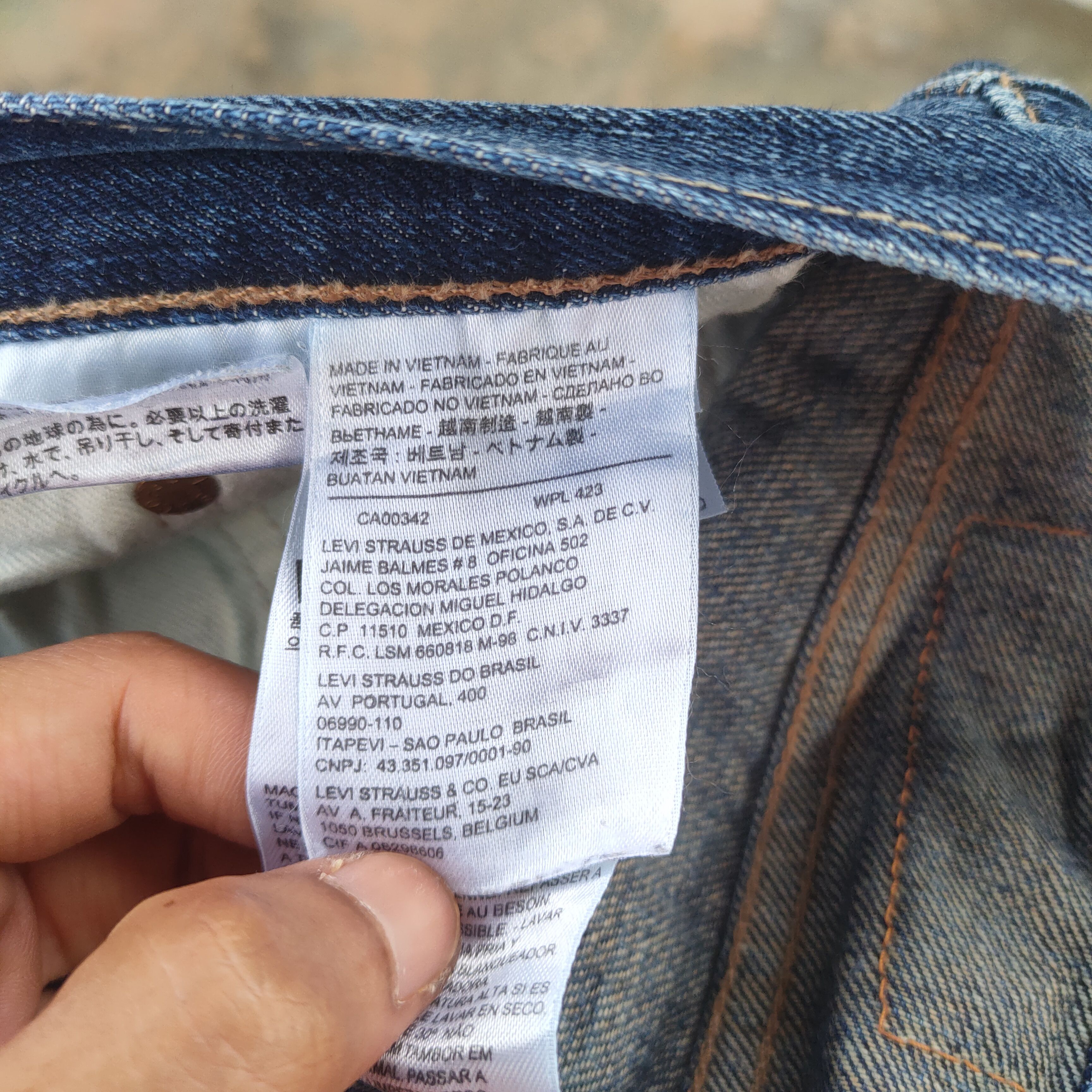 Levi's W32 LEVI'S 501 FADED DISTRESSED JEAN PANTS Size US 32 / EU 48 - 12 Thumbnail