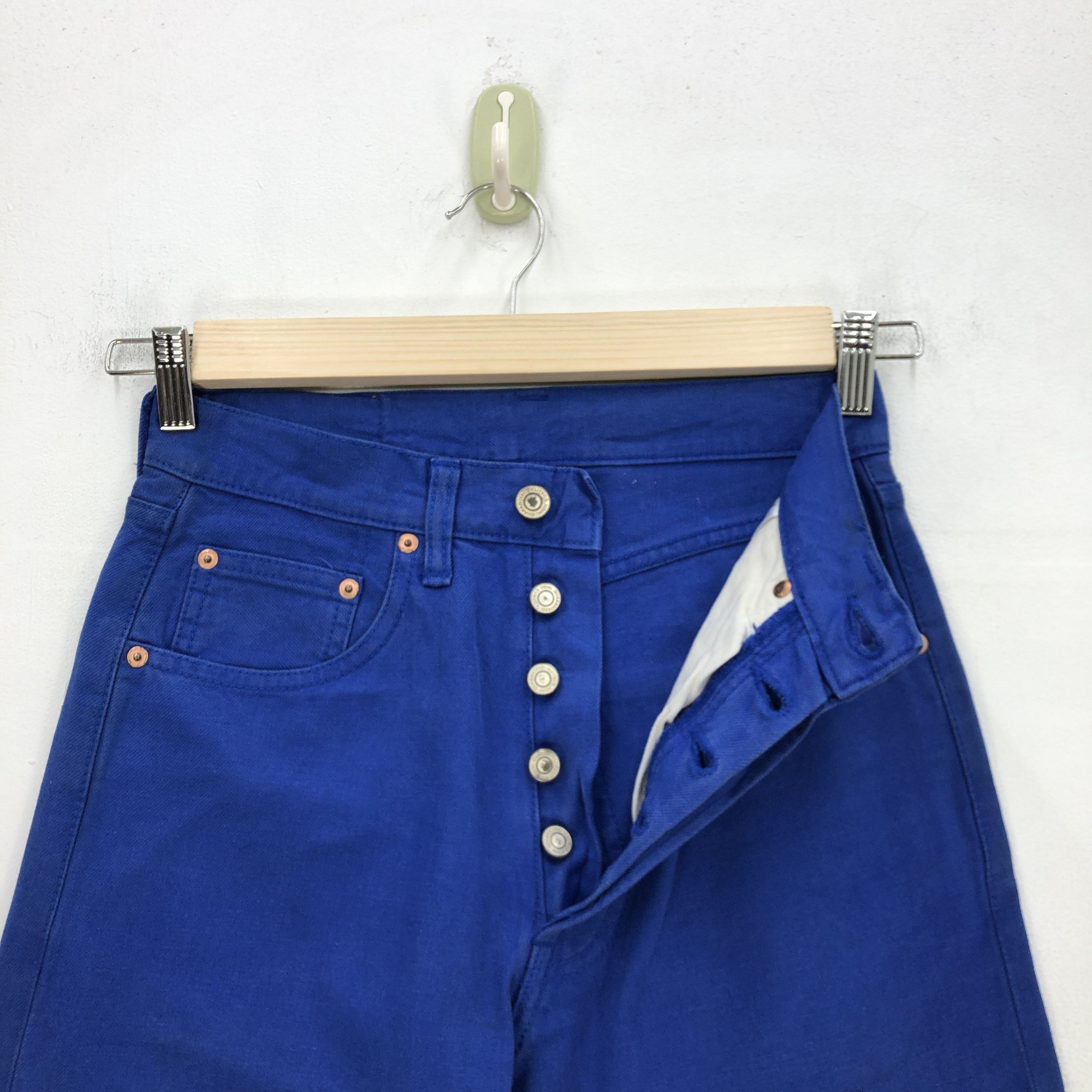 Studio D'Artisan Vintage Studio D'artisan Selvedge Jeans Japanese Blue Denim Size 26" / US 2 / IT 38 - 6 Thumbnail