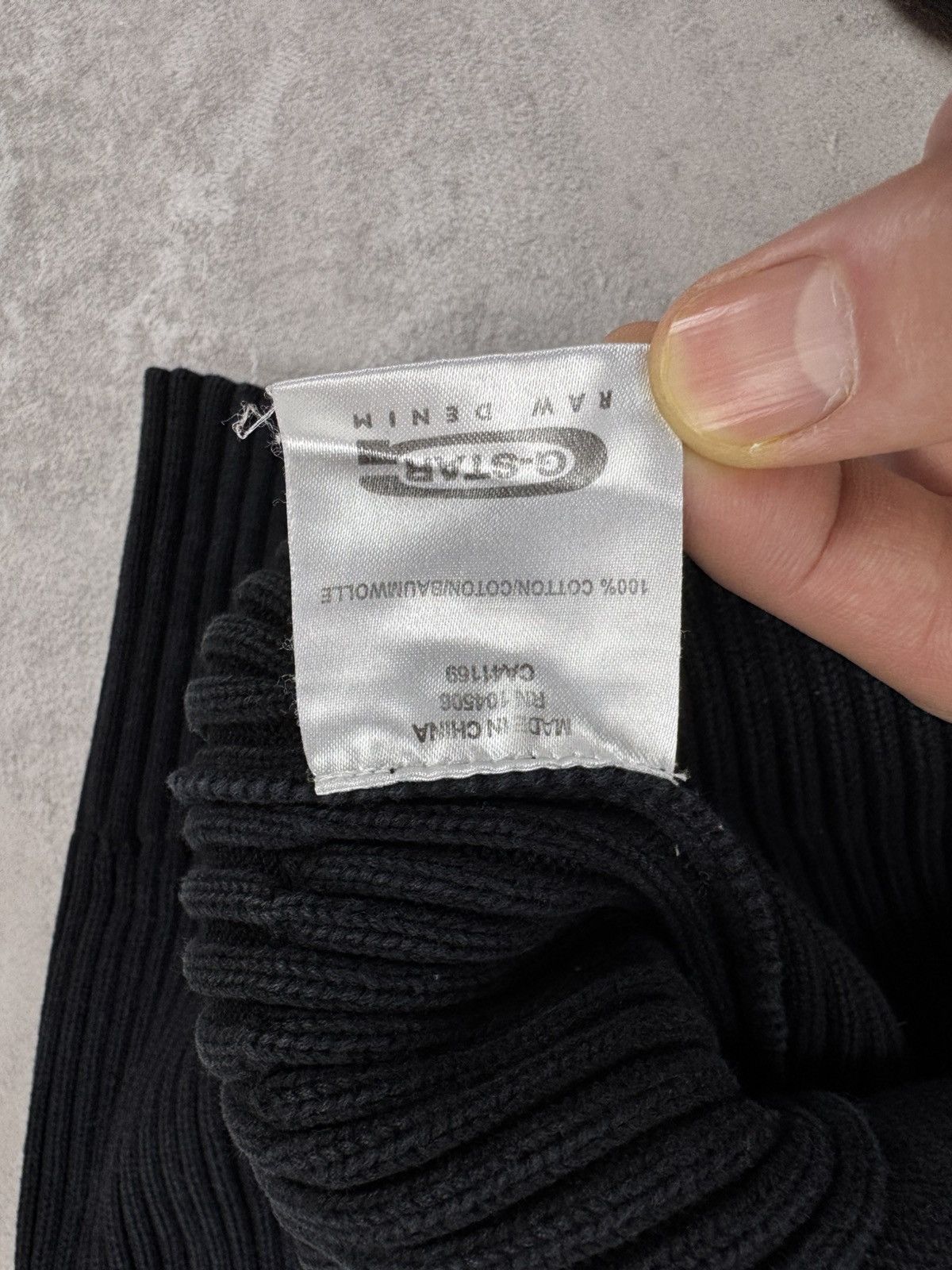 G-Star G-star RAW VTG Parker Gs R Knit L/S Cotton ribbed sweater Size US XXL / EU 58 / 5 - 4 Thumbnail