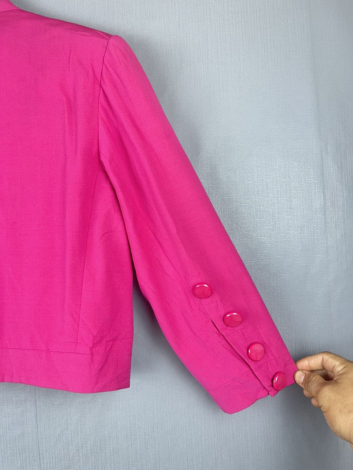Yves Saint Laurent Vintage Yves Saint Laurent YSL Pink Blazer Size M / US 6-8 / IT 42-44 - 3 Thumbnail