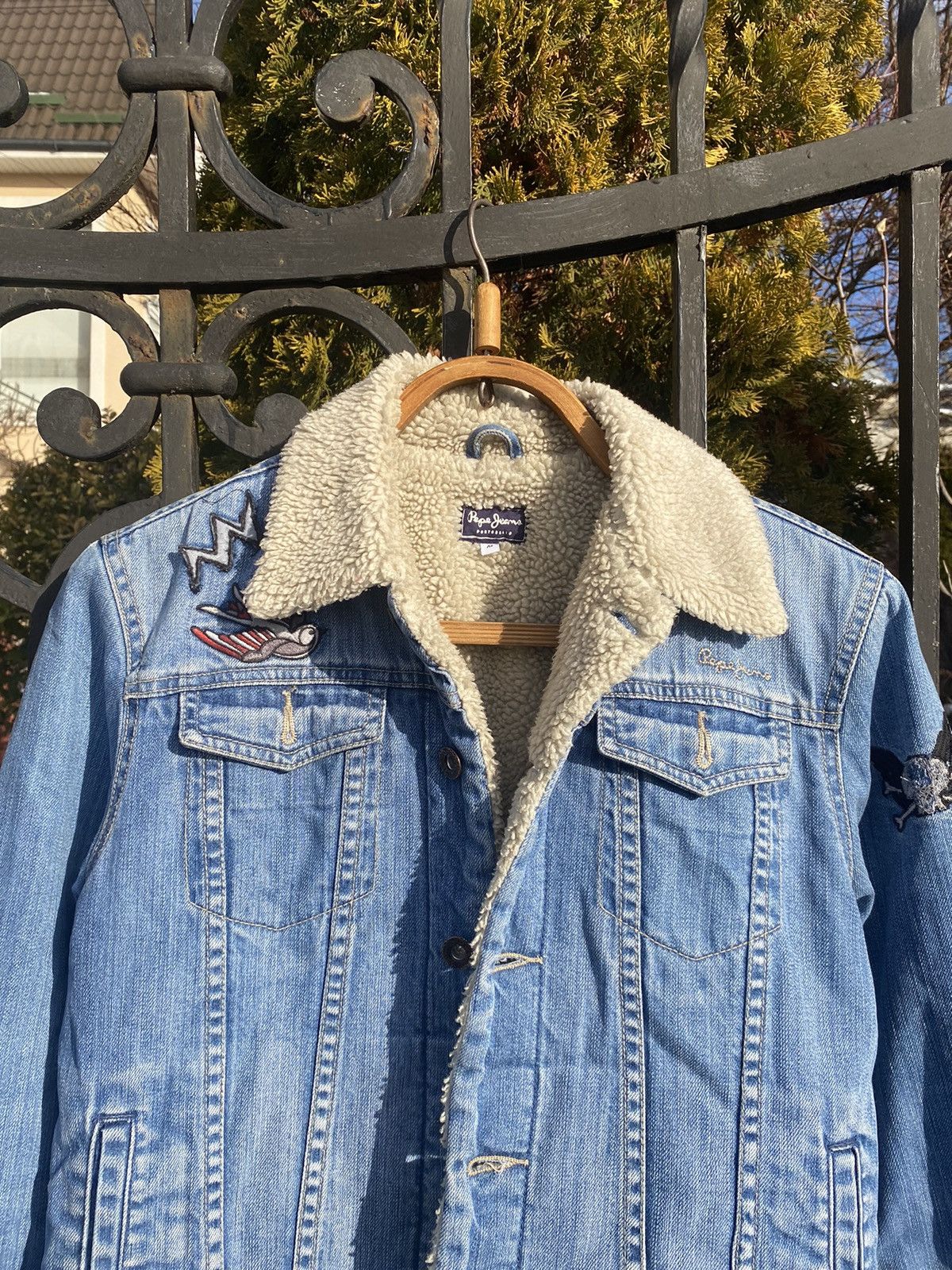 Pepe Jeans × Vintage Pepe Jeans London Denim Woman Jacket Blue Size M / US 6-8 / IT 42-44 - 5 Thumbnail
