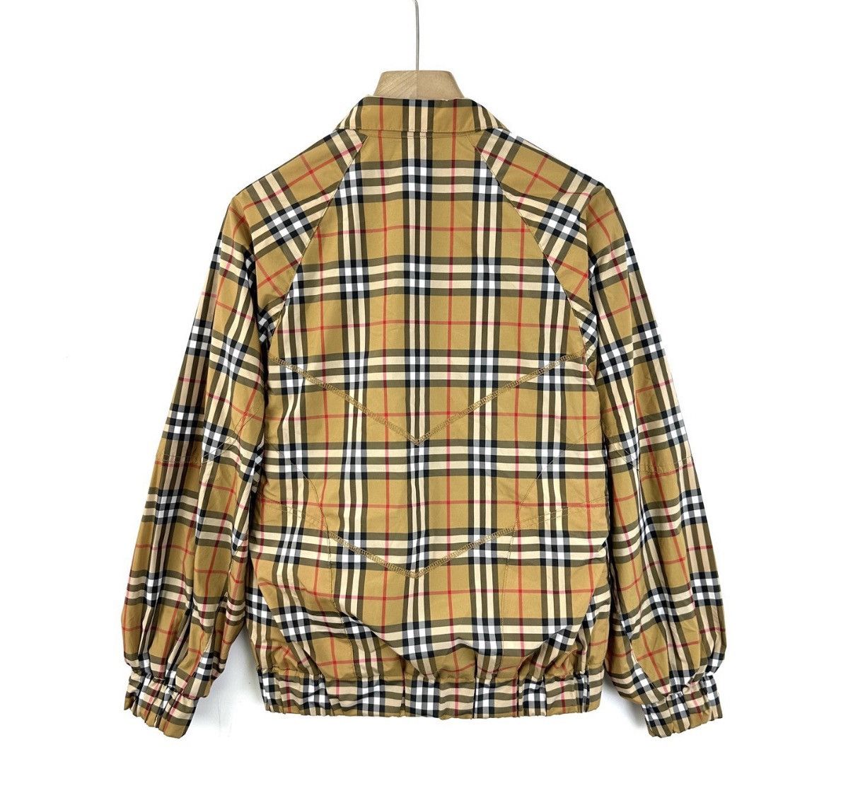 Burberry Burberry / Classic Plaid Zip-up Batwing Sleeve Jacket K12 Size US S / EU 44-46 / 1 - 2 Thumbnail