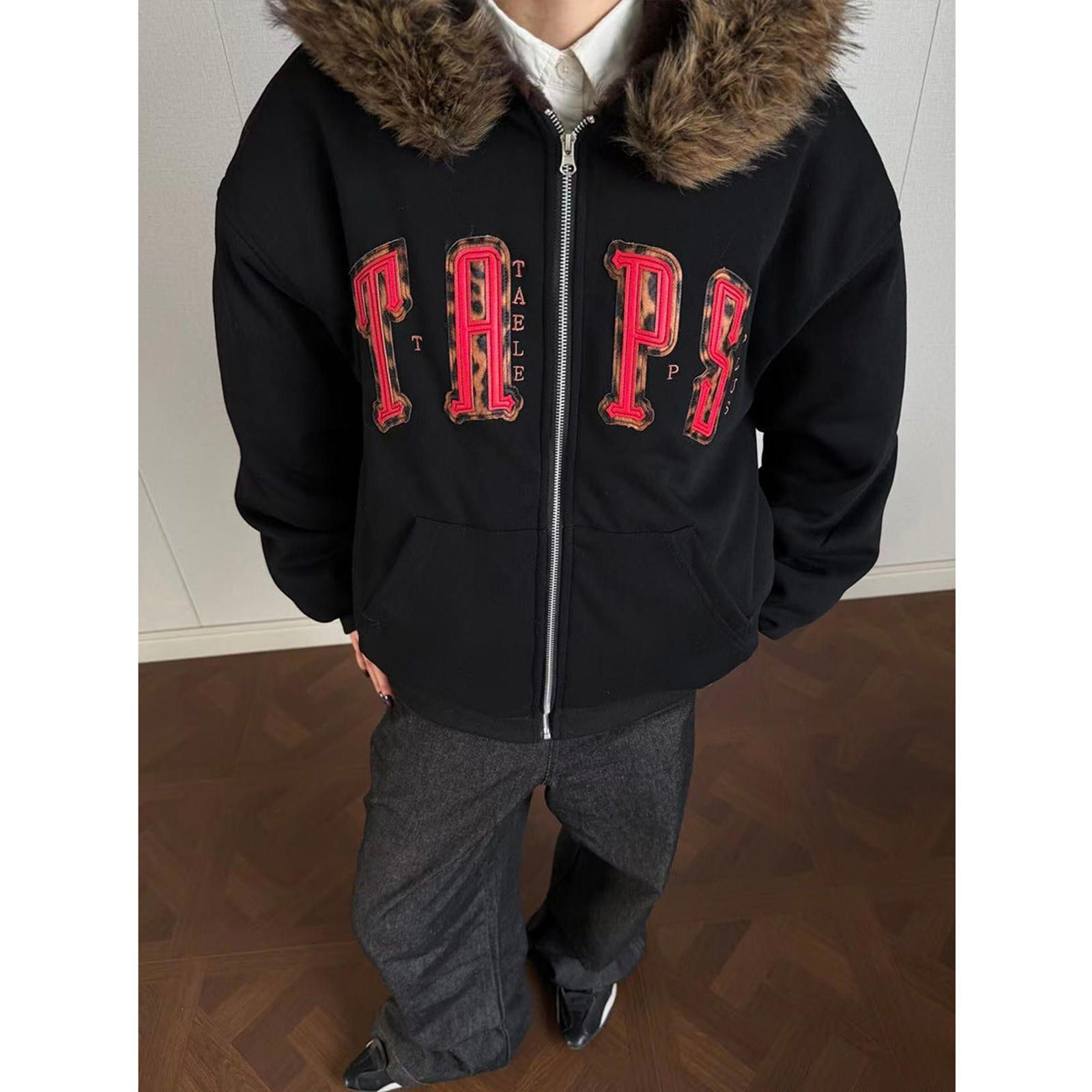 Other Fur Hooded Zip-Up Hoodie Size US M / EU 48-50 / 2 - 1 Thumbnail
