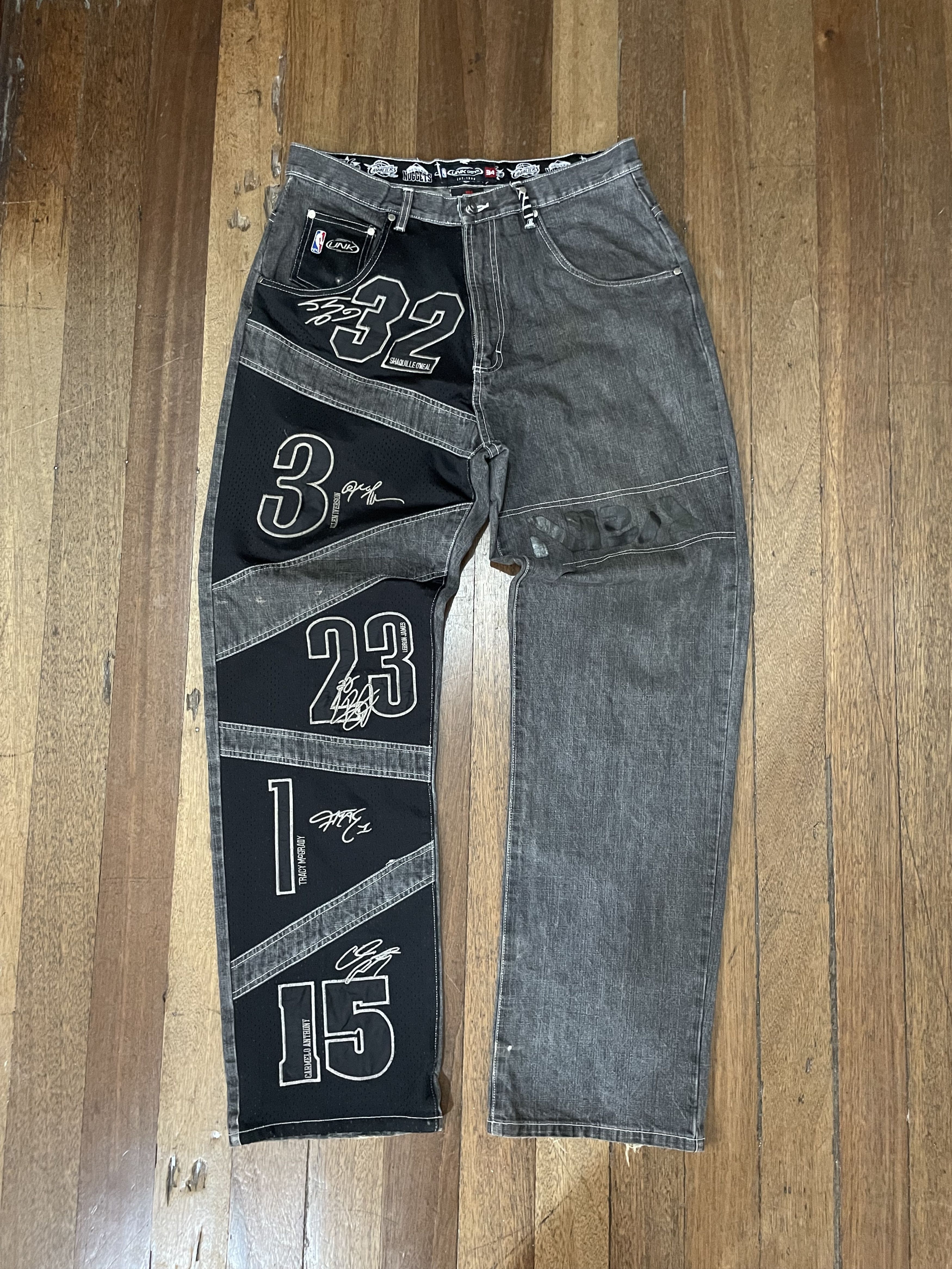 NBA Nba Unk - All Star - Y2k Baggy Pants - Patches Size US 34 / EU 50 - 1 Thumbnail
