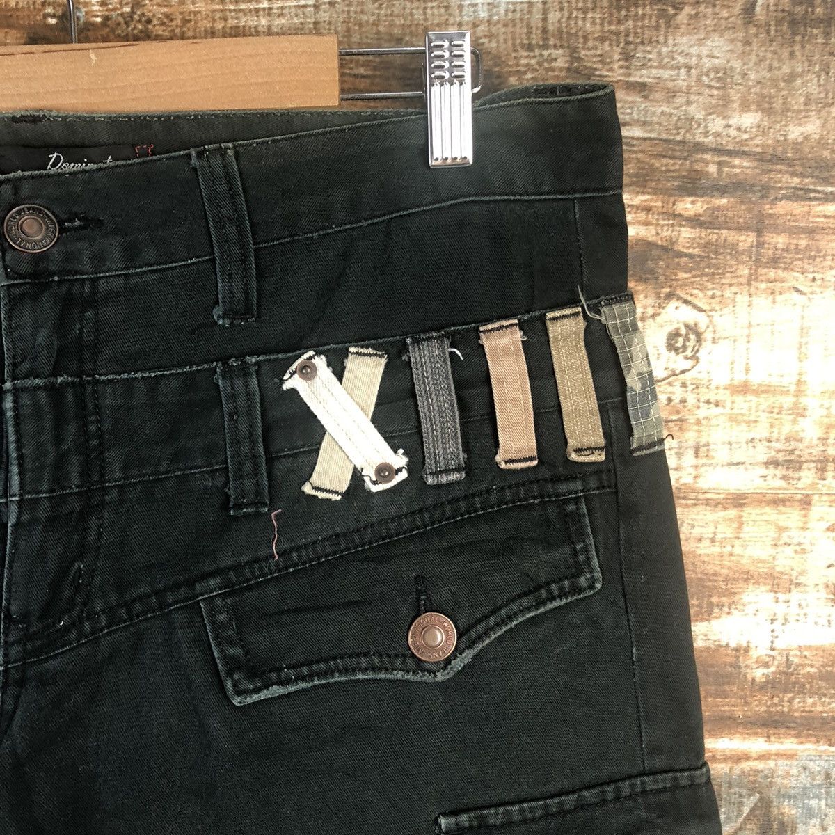 Japanese Brand DL Dominate seditonaries Black Cargo Multipocket Pants #C286 Size US 33 - 8 Thumbnail