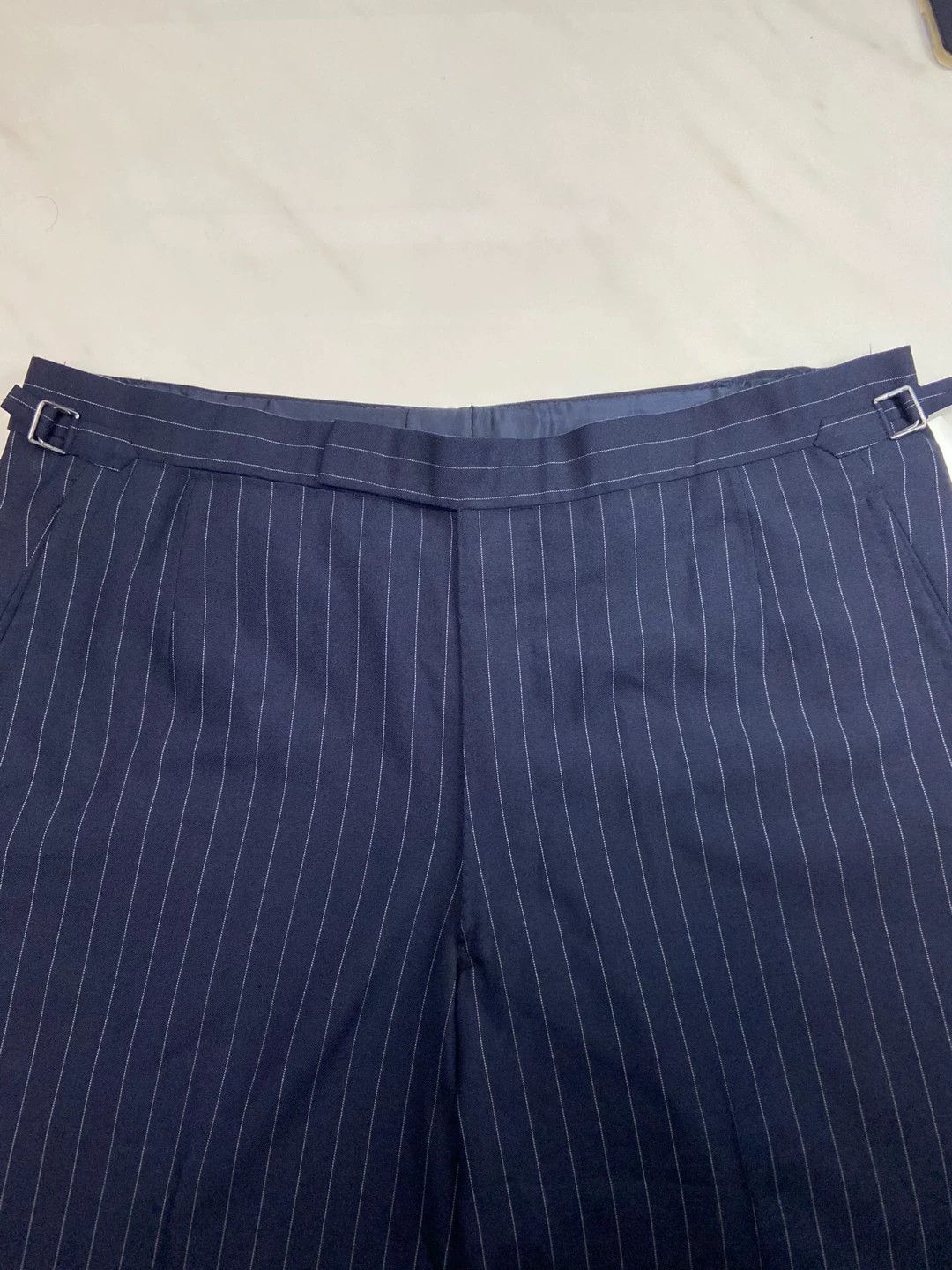 Anderson & Sheppard Custom Wool Silk Trousers by Anderson & Sheppard Size US 39 - 3 Thumbnail