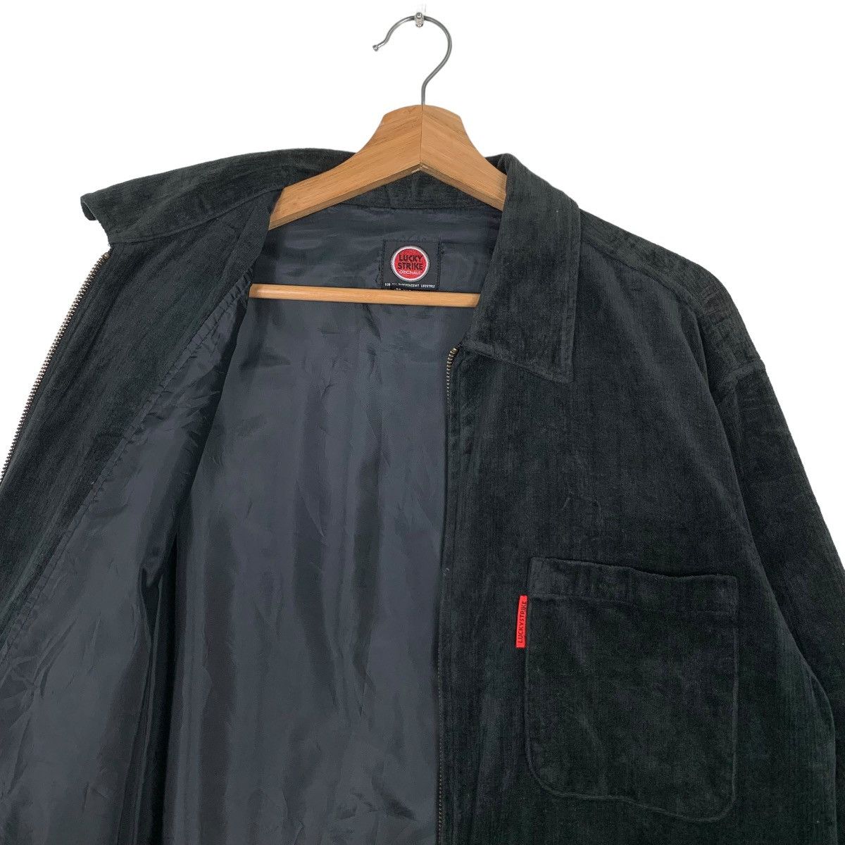 Japanese Brand LUCKY STRIKE Collared Velvet Jacket #0238-C11 Size US M / EU 48-50 / 2 - 9 Thumbnail