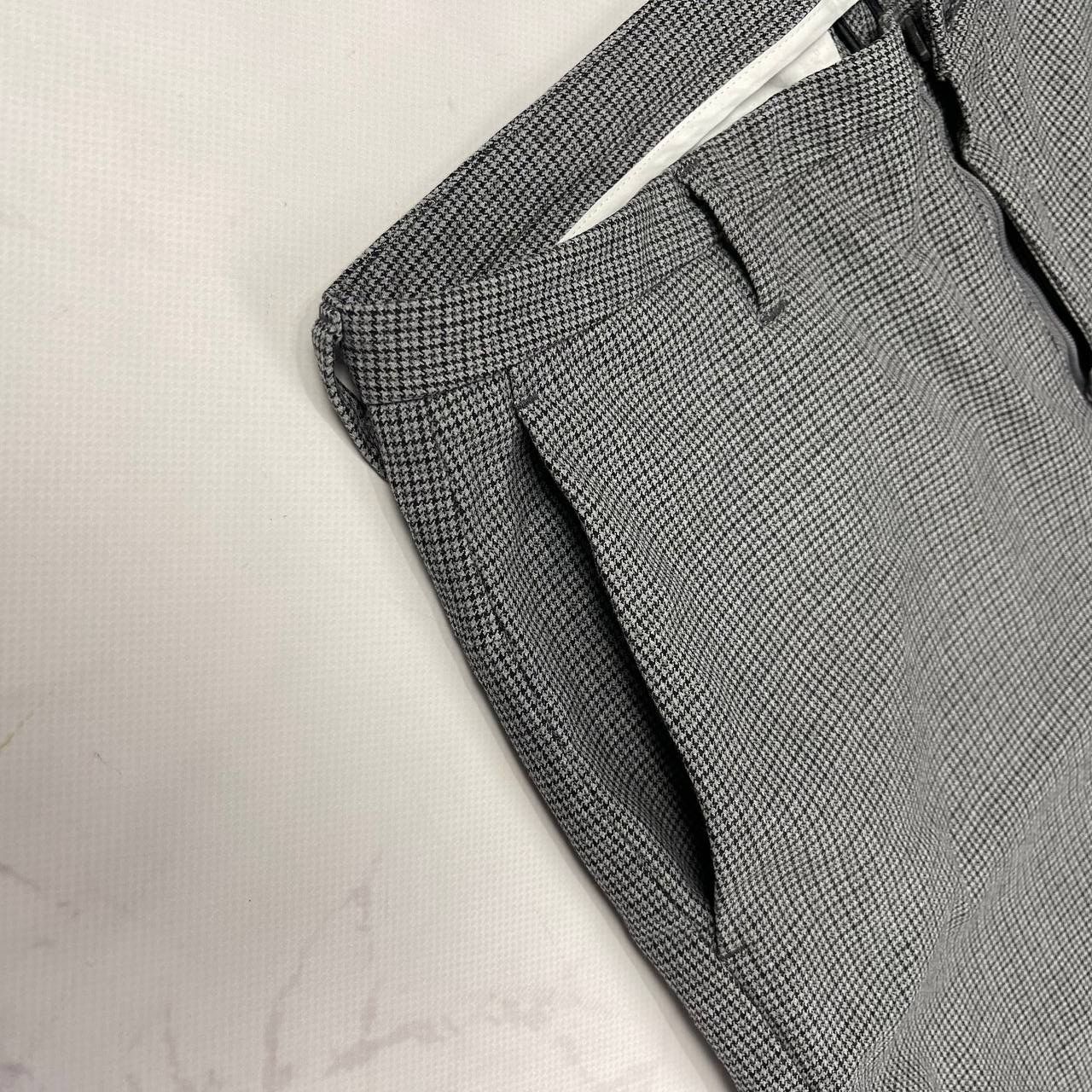 Hope HOPE Stockholm Casual Trousers Man Grey plaid pants Size US 32 / EU 48 - 3 Thumbnail