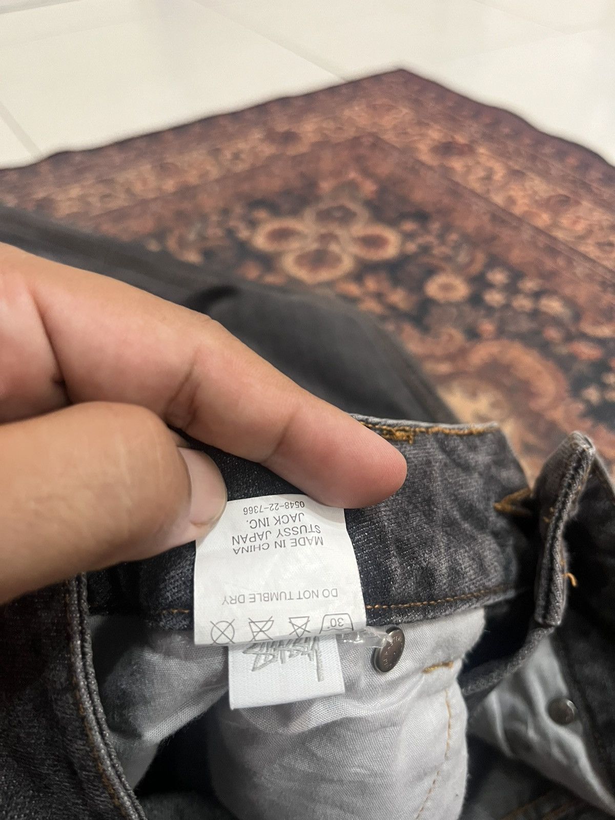 Stussy × Vintage Stussy Vintage denim Size US 29 - 9 Thumbnail