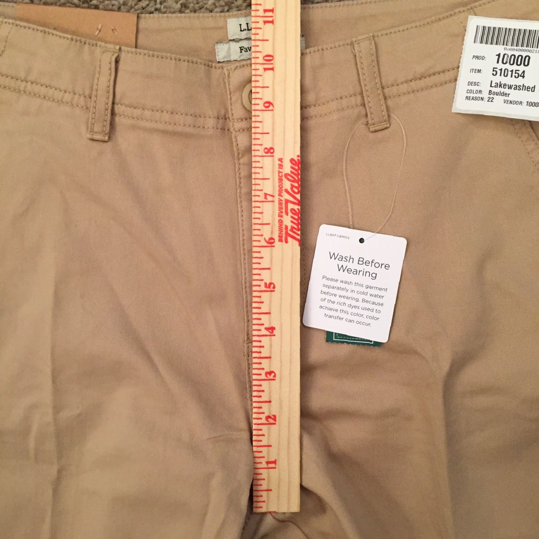 Vintage LL Bean Lakewashed Chino Pants Womens Size 12P Petite Cropped Beige New Size 34" / US 12 / IT 48 - 4 Thumbnail