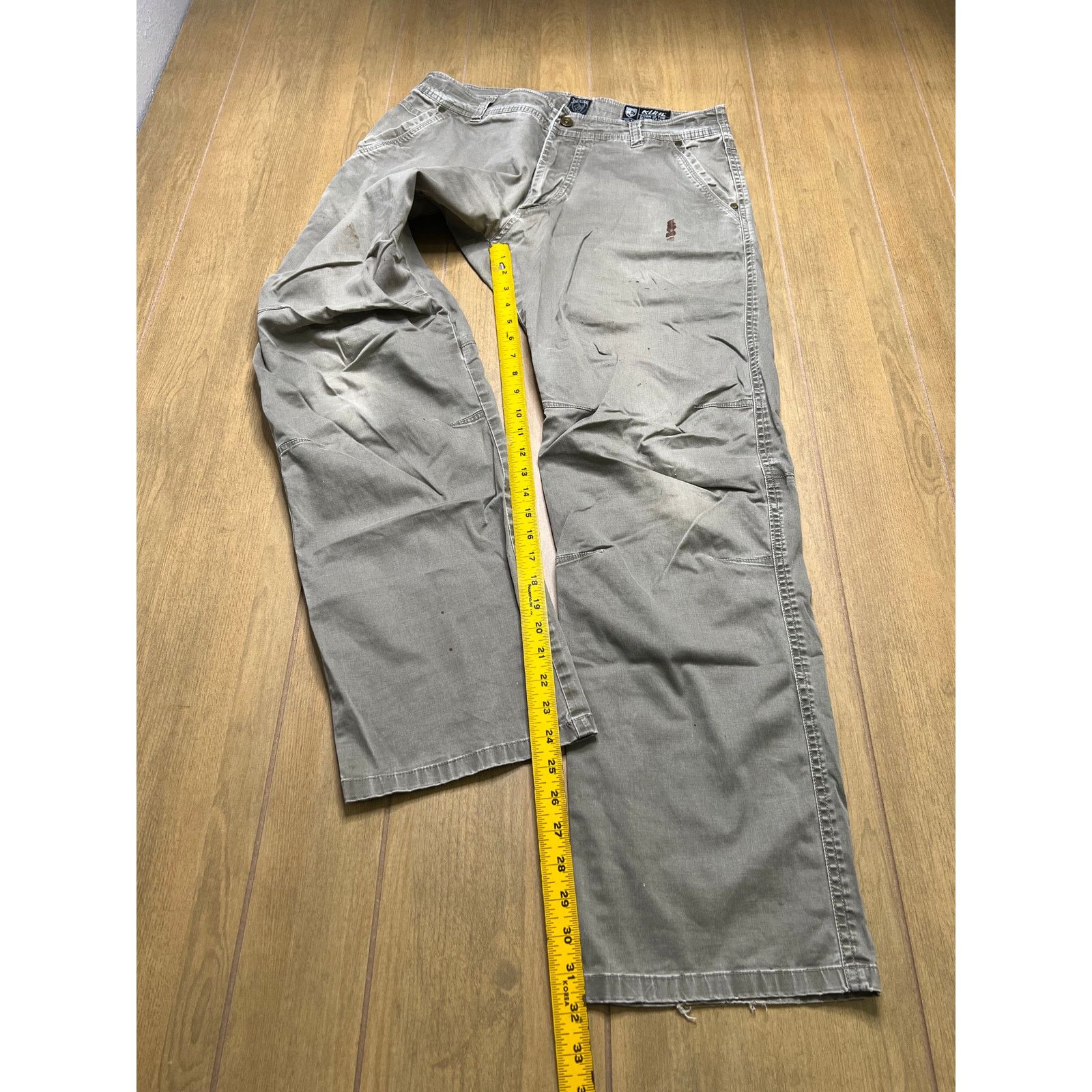 Kuhl Kuhl Slackr Pants Men’s Sz 34 Gray Distress Dye Vintage Size US 34 / EU 50 - 6 Thumbnail